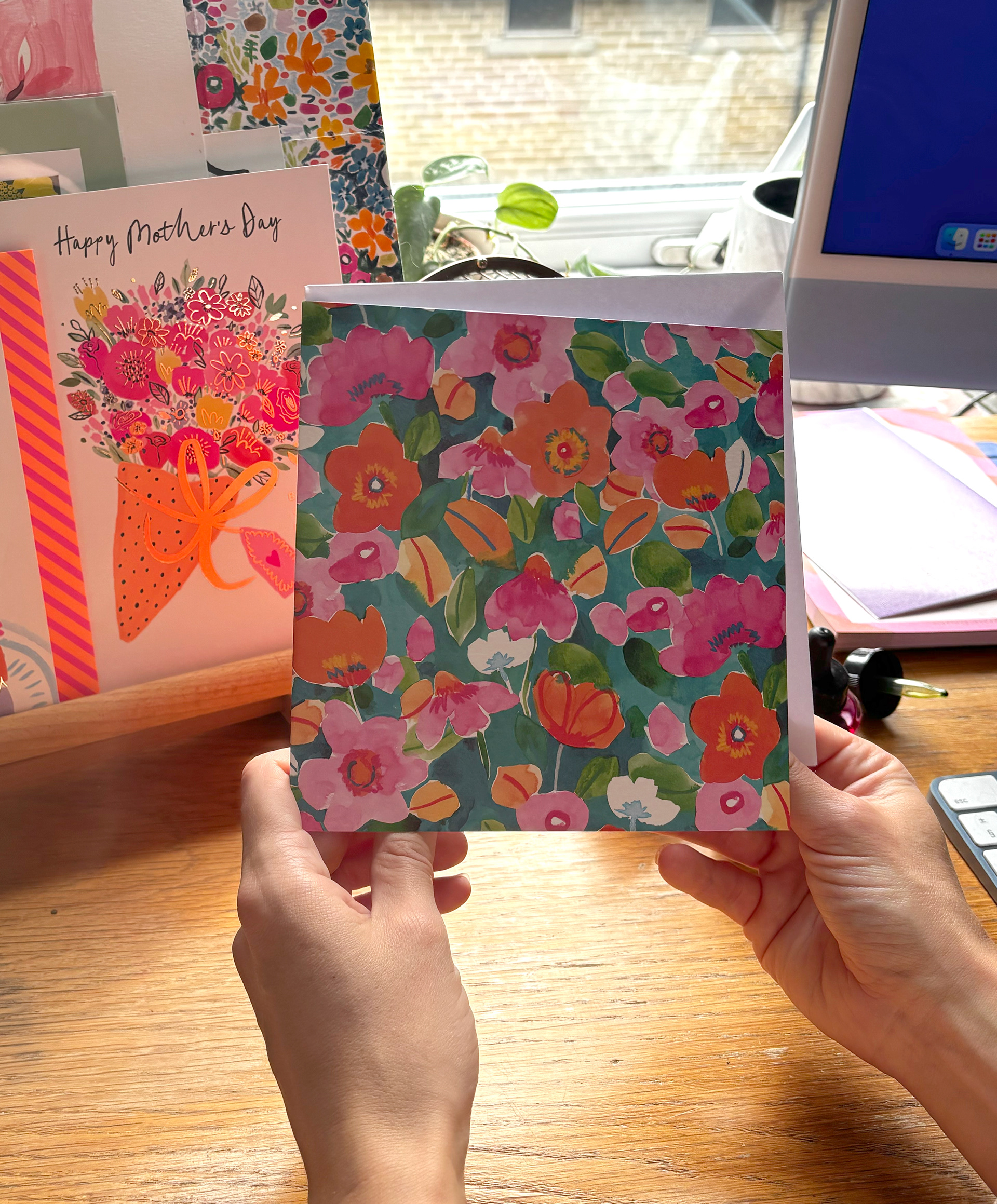 'Summer bloom' fine art card