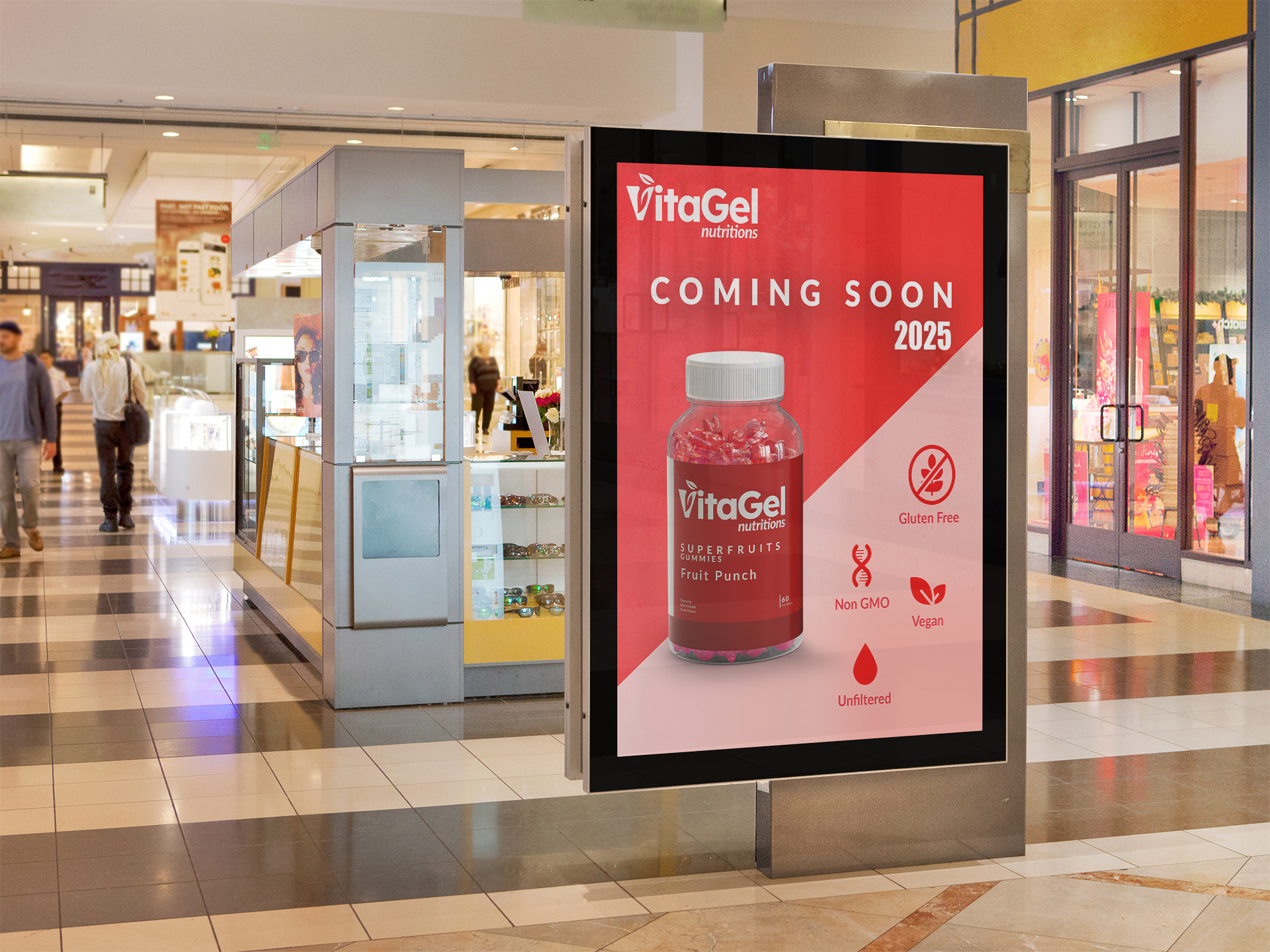 Logo & Campaign Design for VitaGel Nutritions
