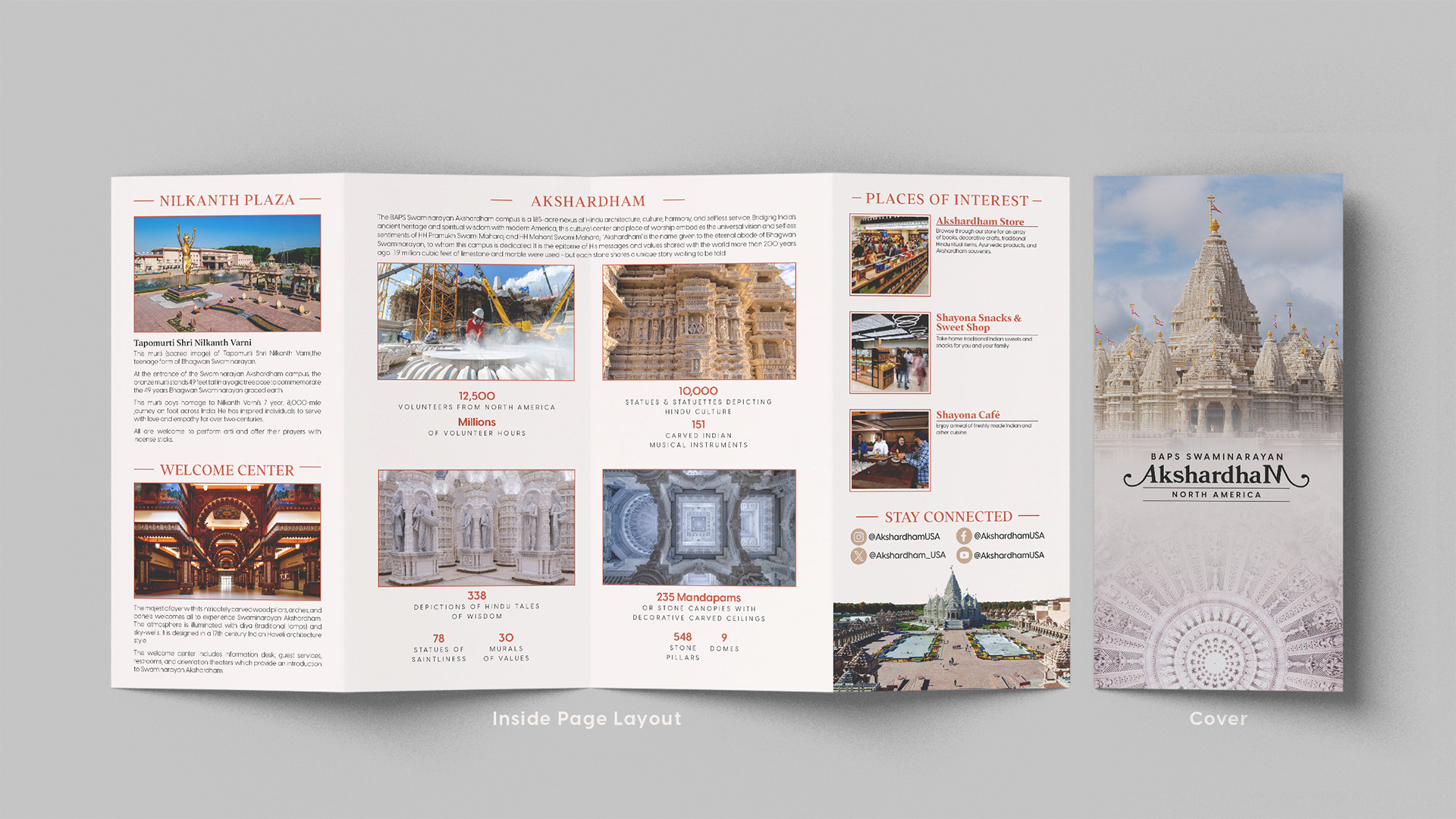 Brochure for all Guest visiting Akshardham