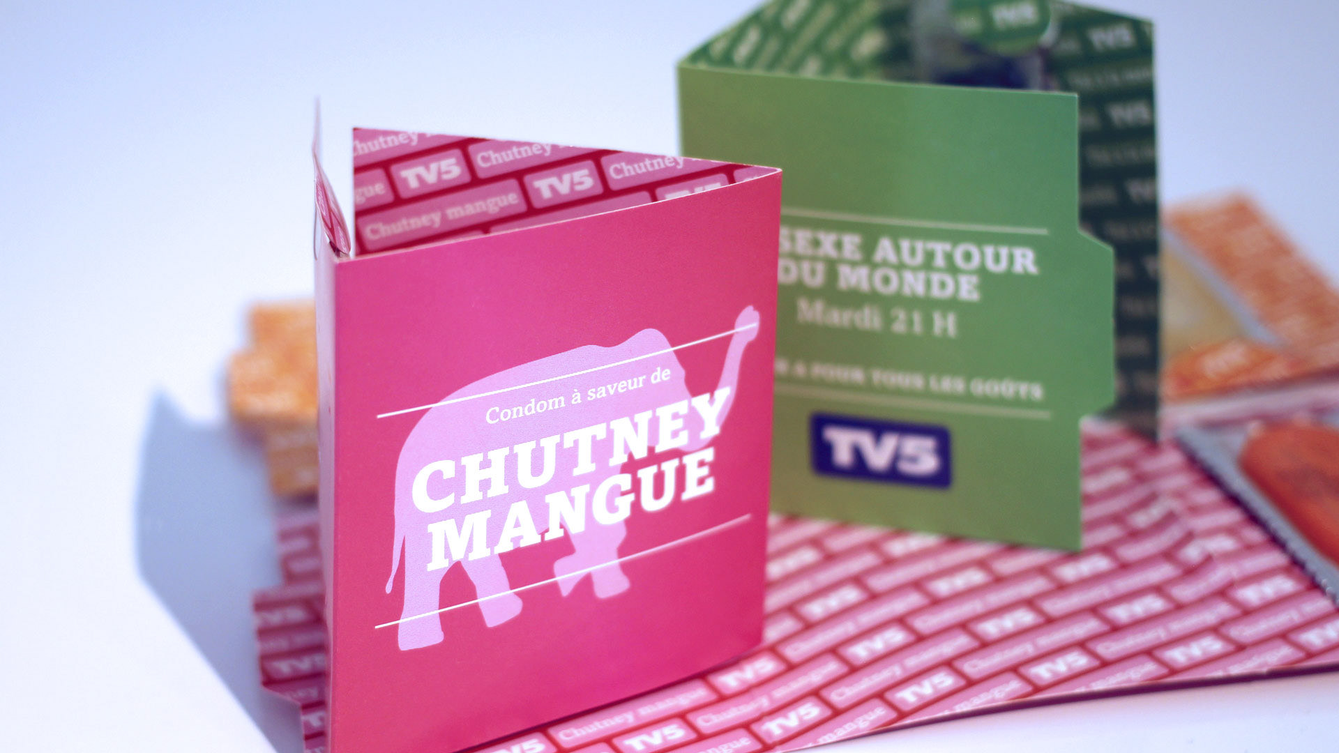 Erick Marshall. Design graphique. - Packaging promotionnel pour Le Sexe  Autour du Monde