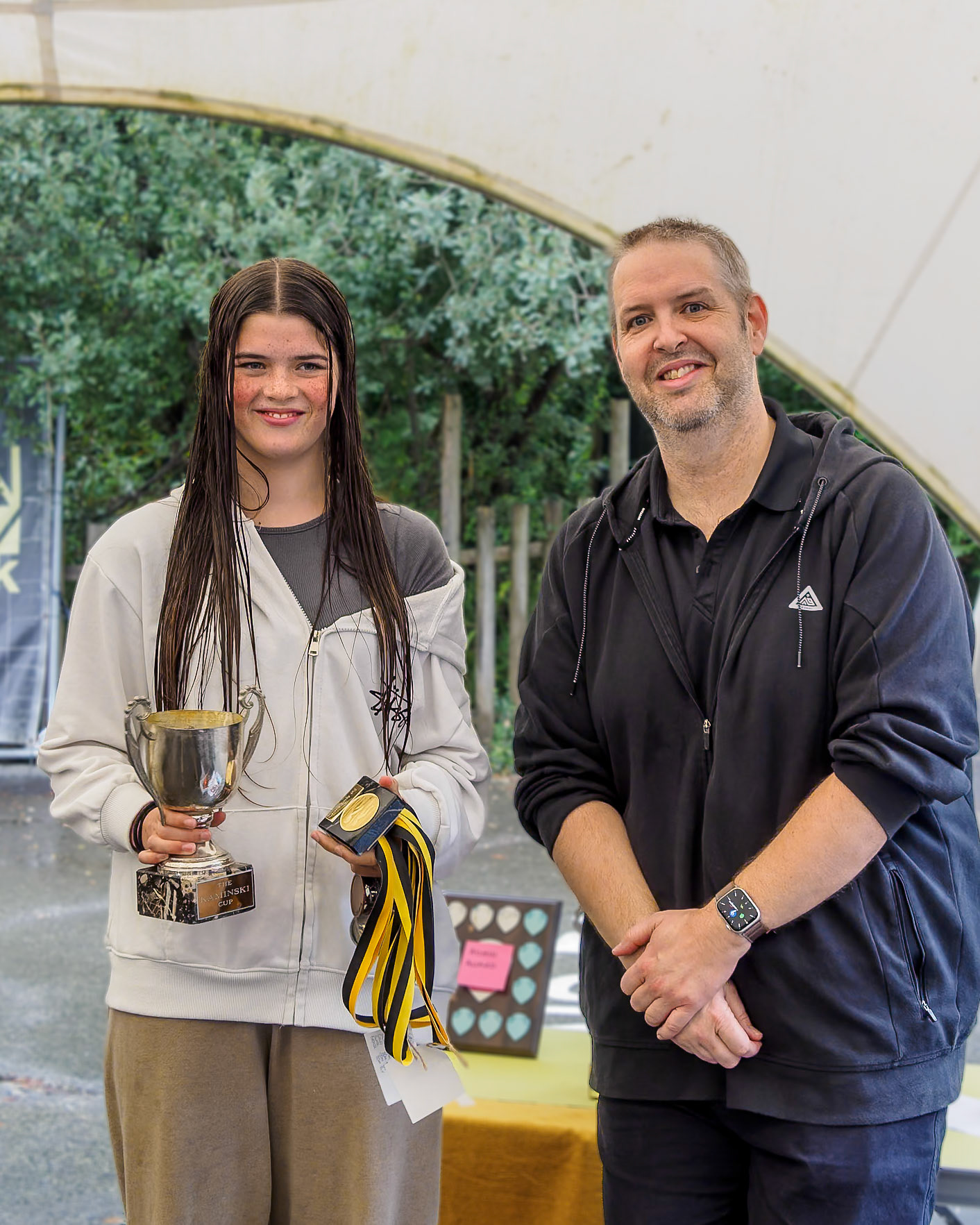 16 &amp; under girls' sprint championships, club record breaker and medals from the sprint club championships - Nell