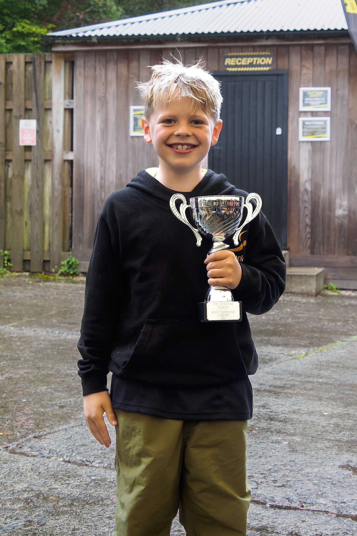 Most improved junior boy - Dom
