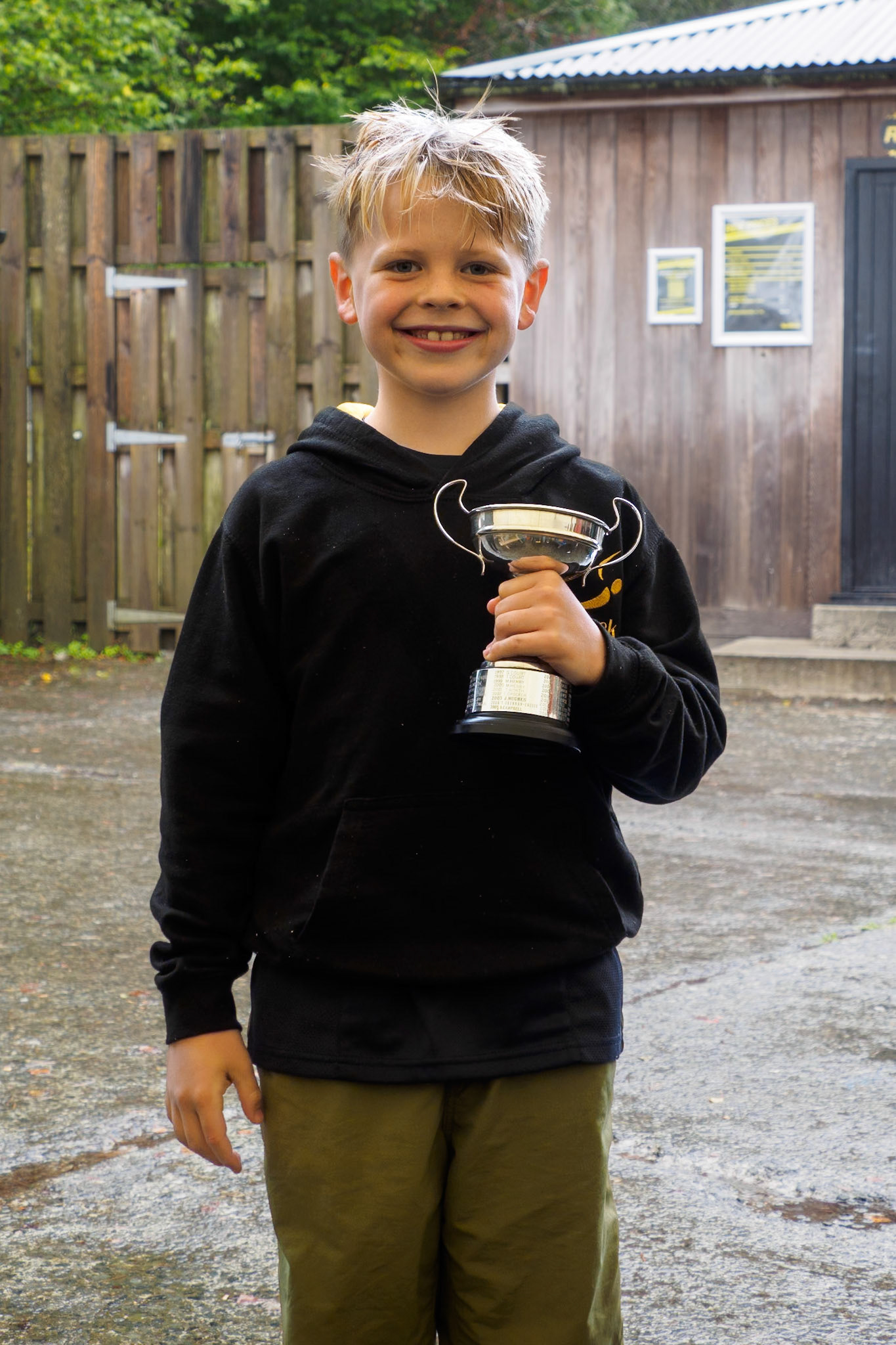 10 &amp; U boys' sprint champion - Dom