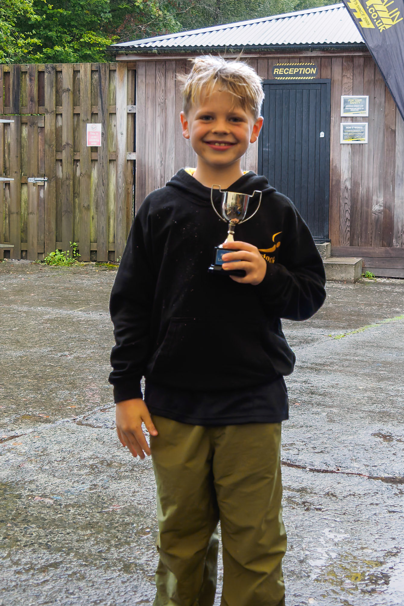 10 &amp; U boys' distance champion - Dom