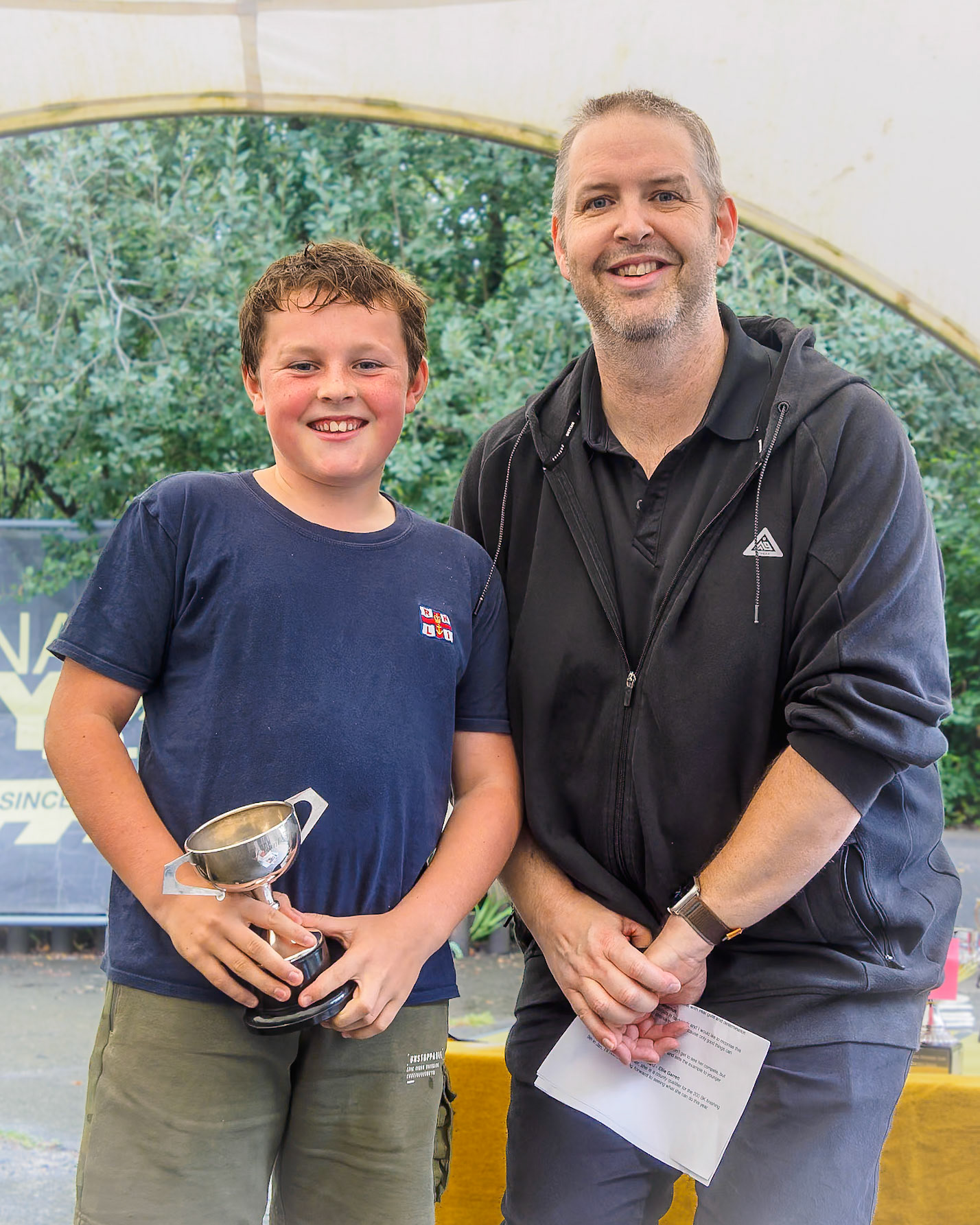 Boys' swimmers' choice trophy - Henry