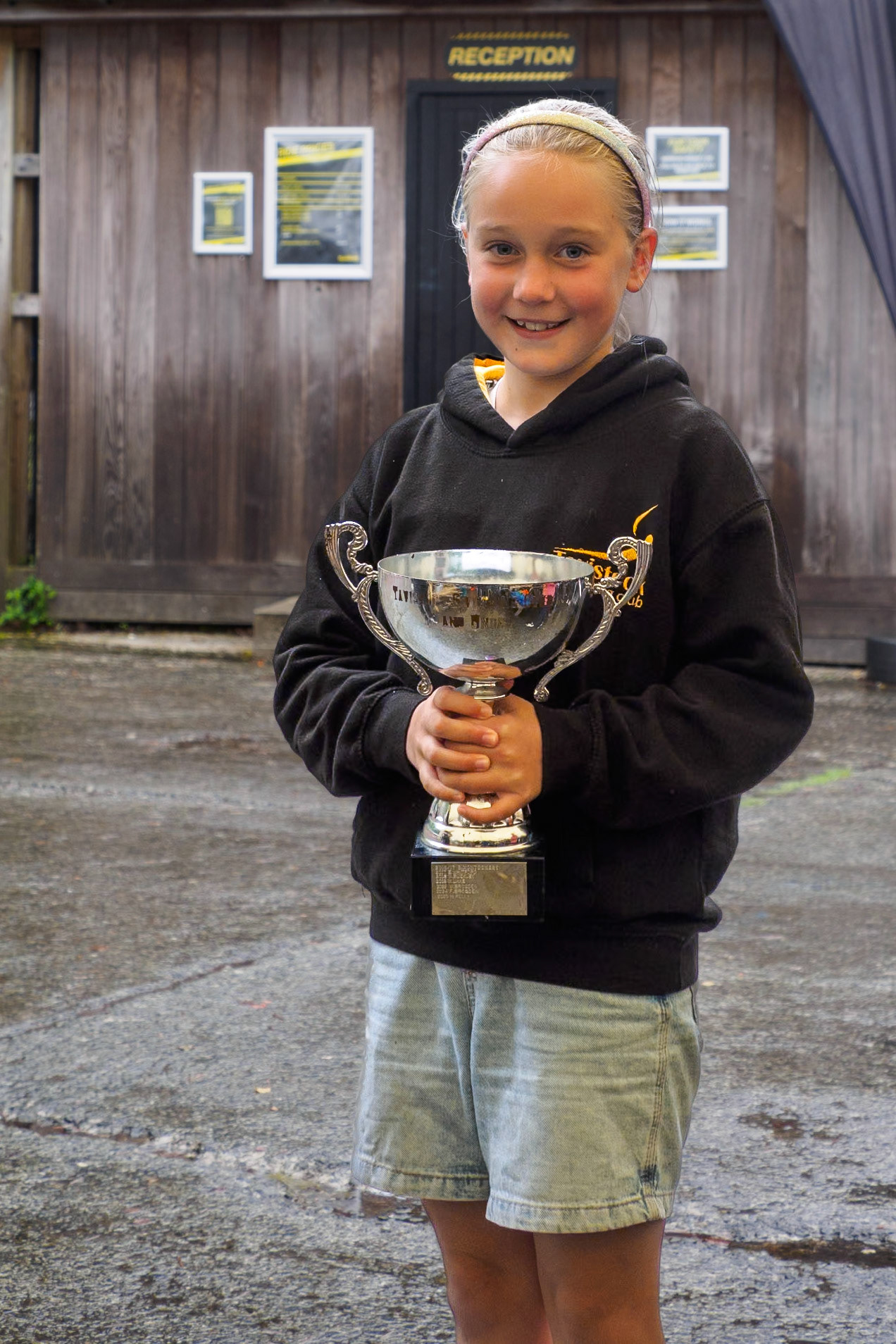 10 &amp; U girls' sprint champion - Megan