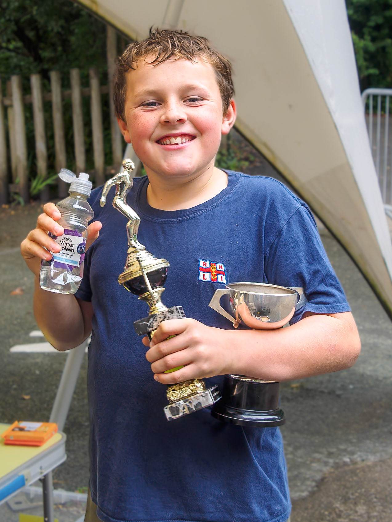 Henry - 12 &amp; under boys' sprint championships trophy as well as swimmers' choice
