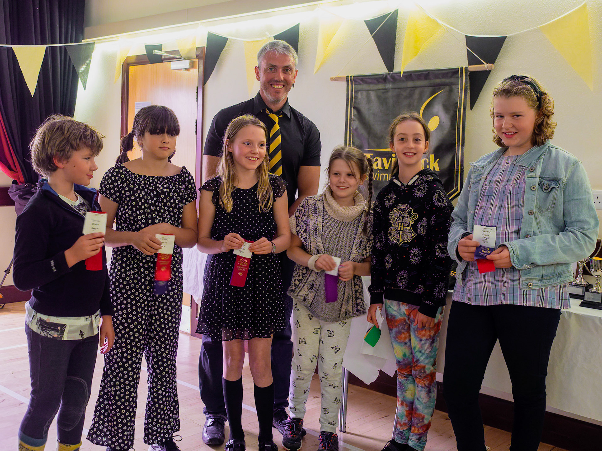 Ribbons from junior time trials