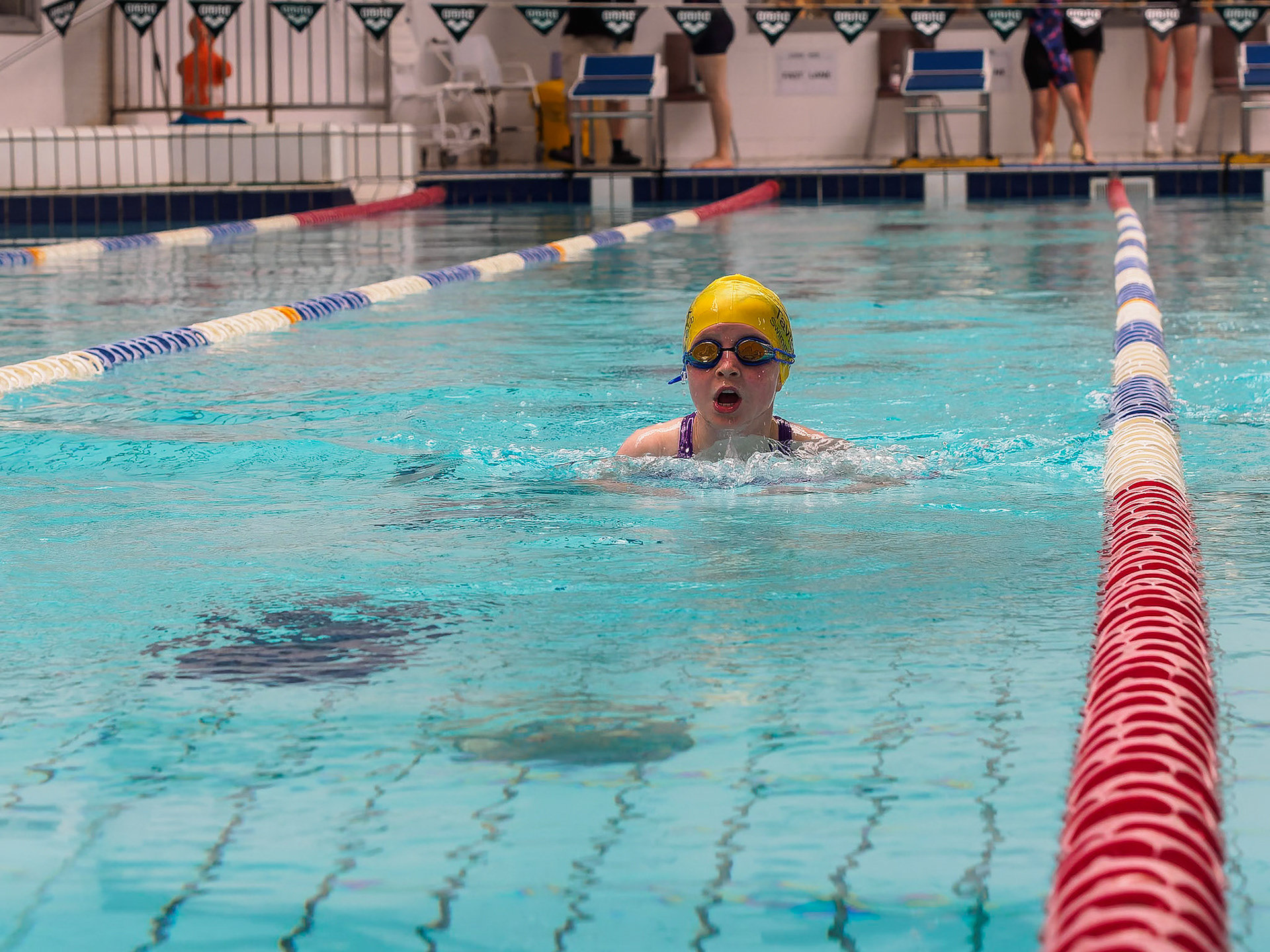 Breaststroke leg of 100m IM