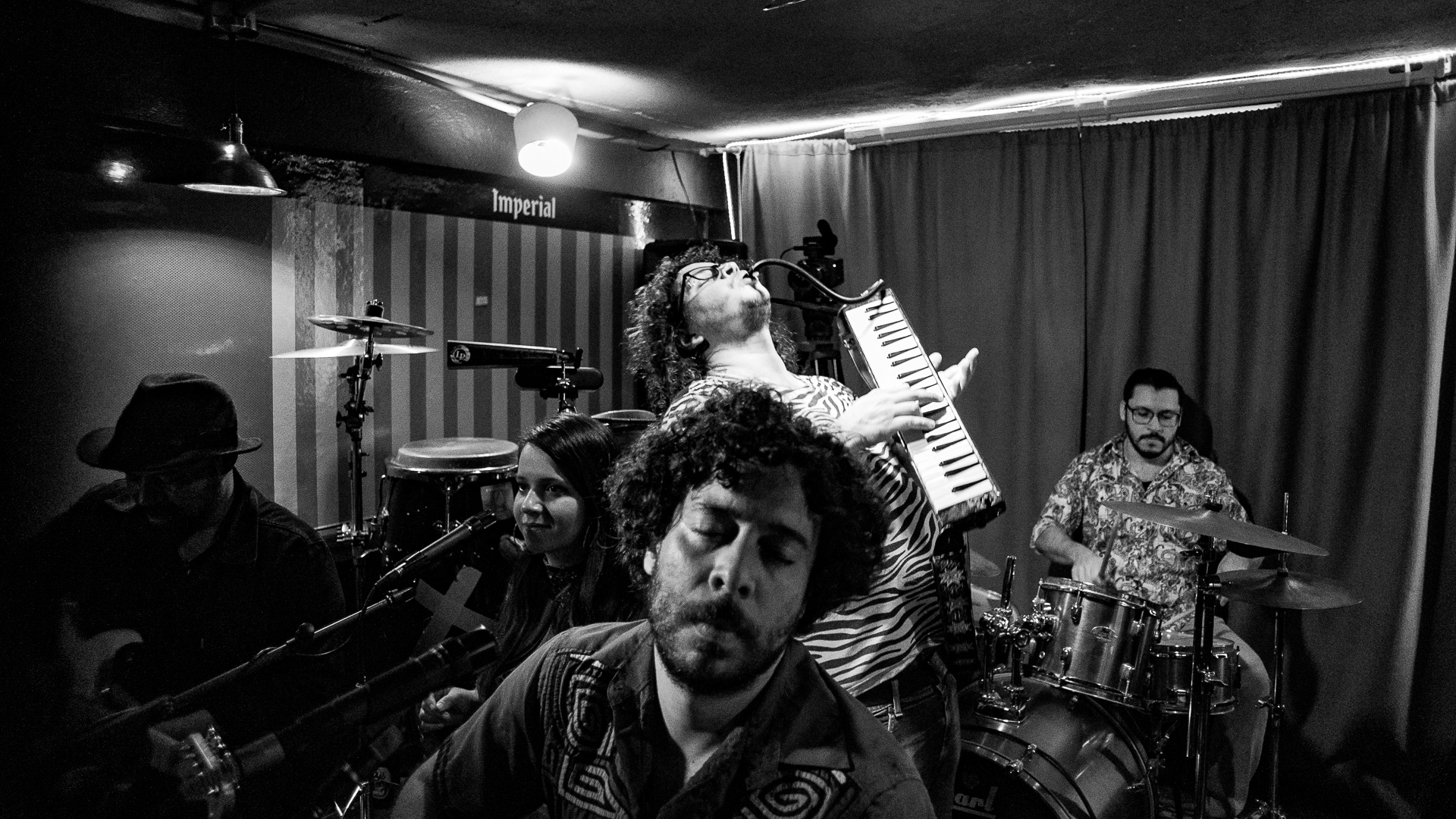 Los Reverbs en vivo, en el Lobo Estepario.
