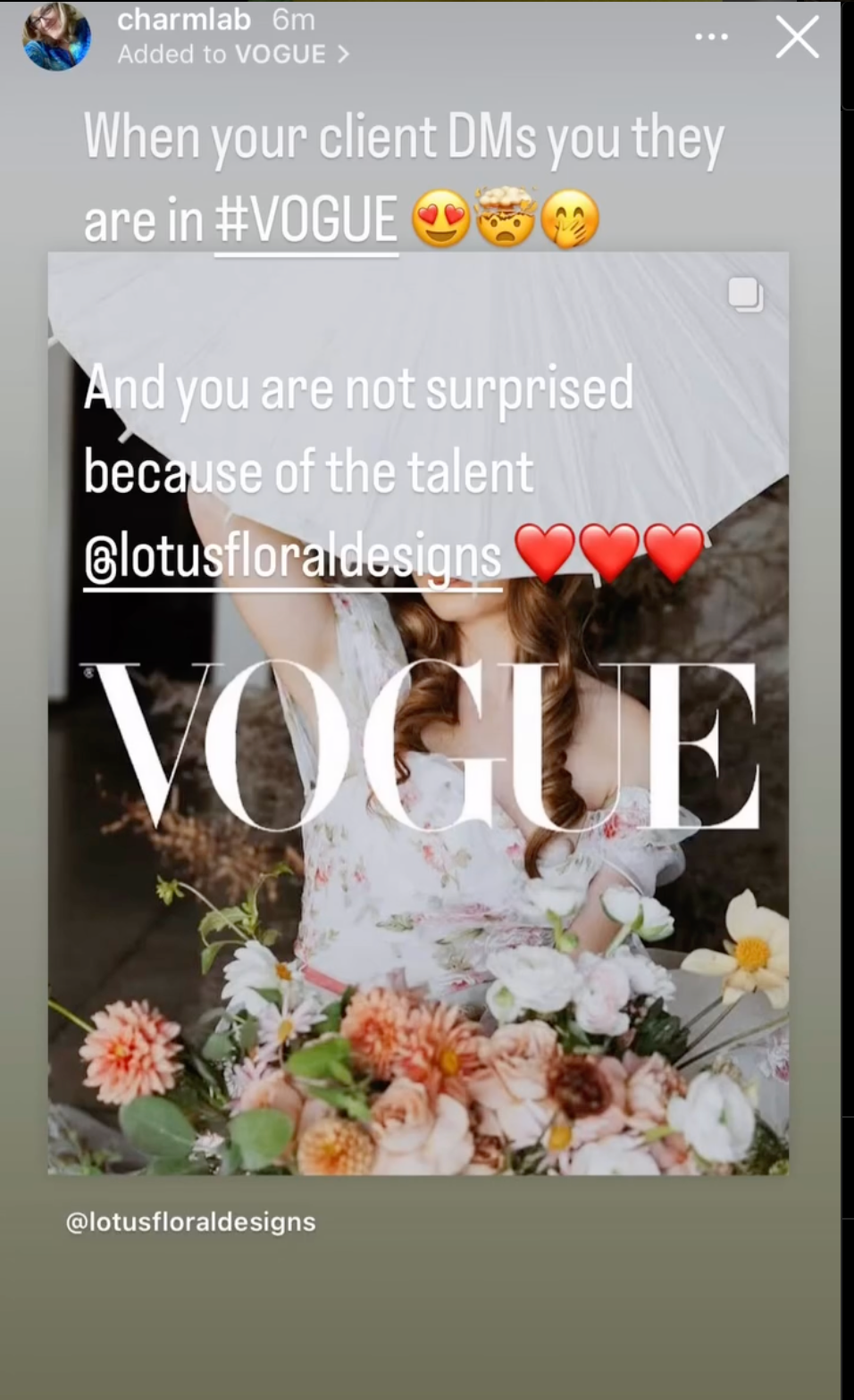 Client in Vogue