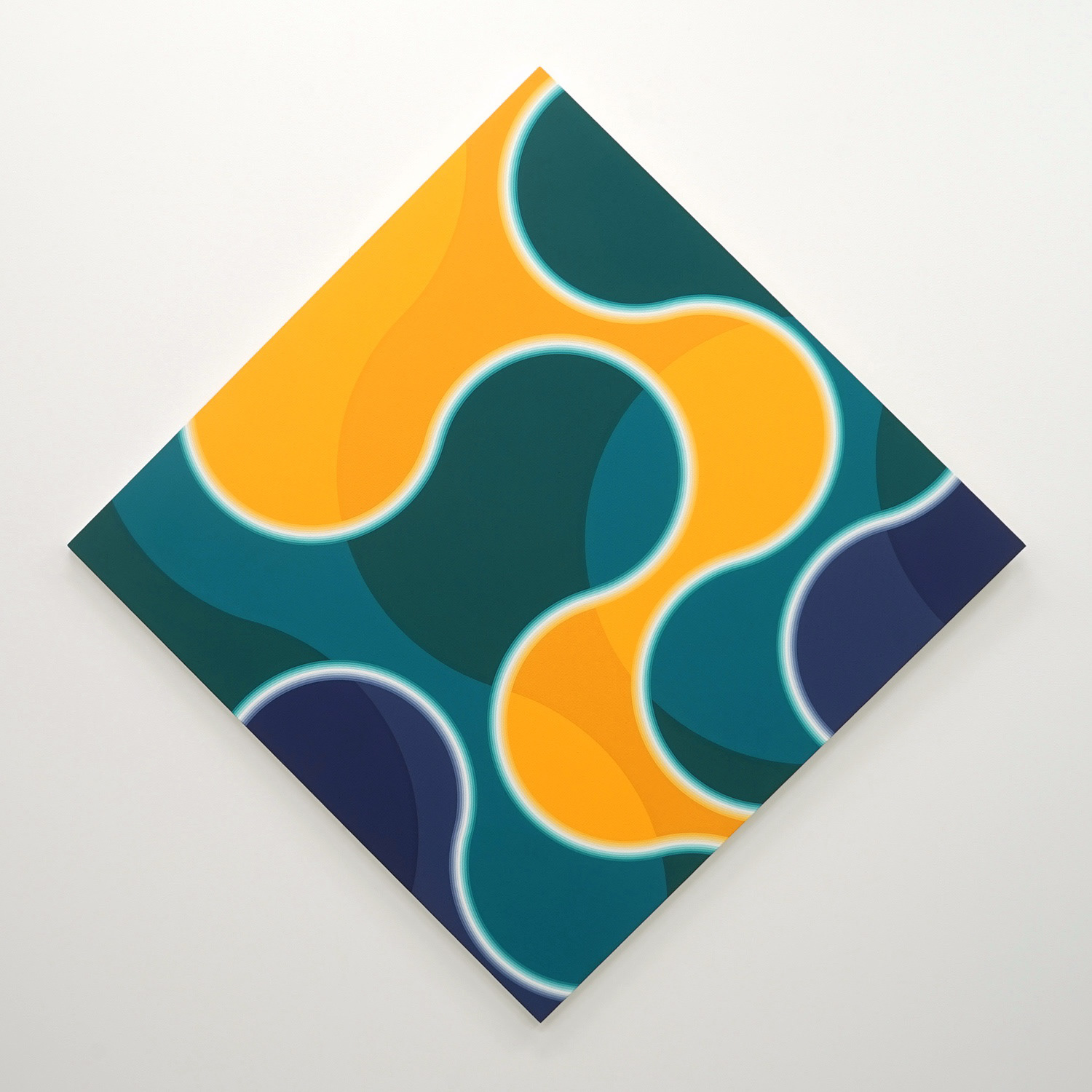 "1101-1" 2011 acrylic gouache on canvas 128.6 x 128.6cm