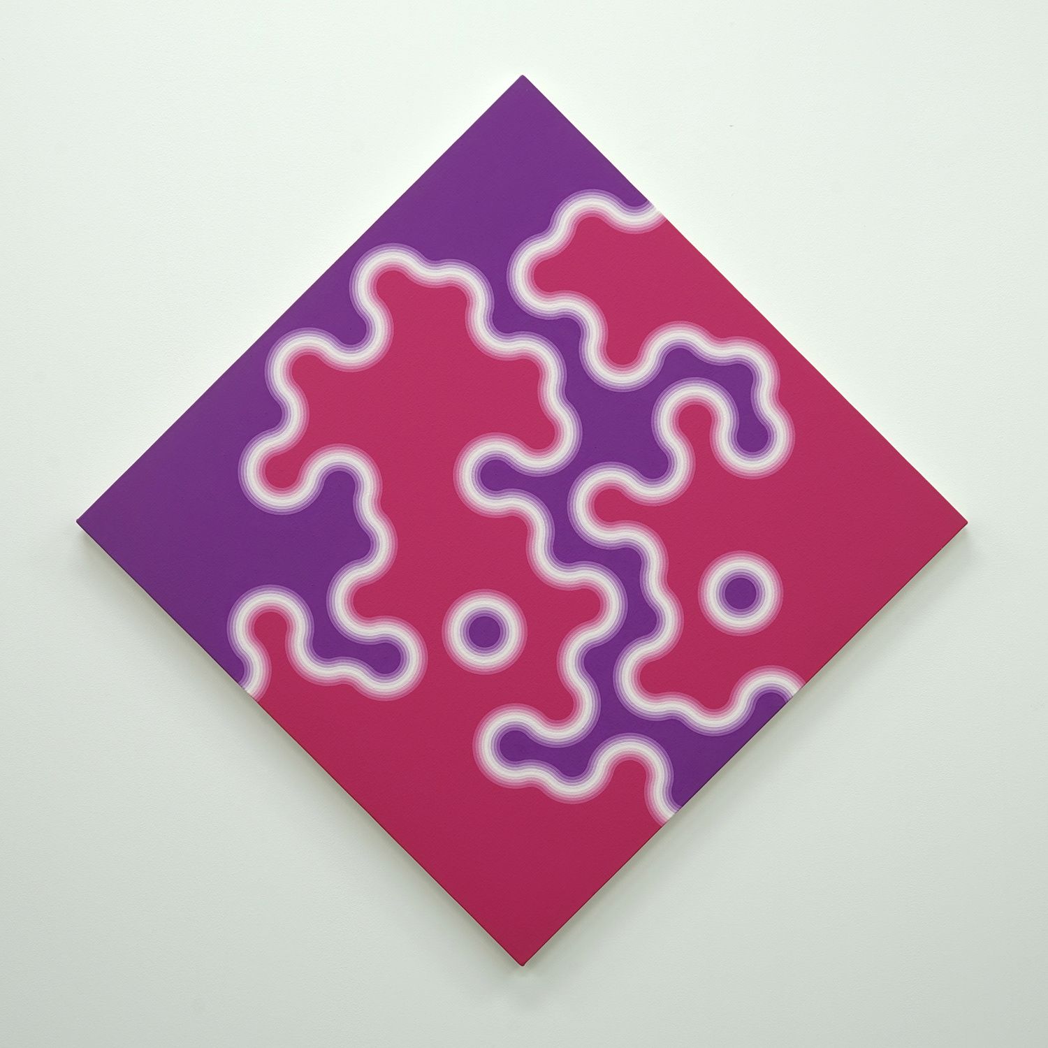 "1007-1" 2010 acrylic gouache on canvas 85 x 85cm