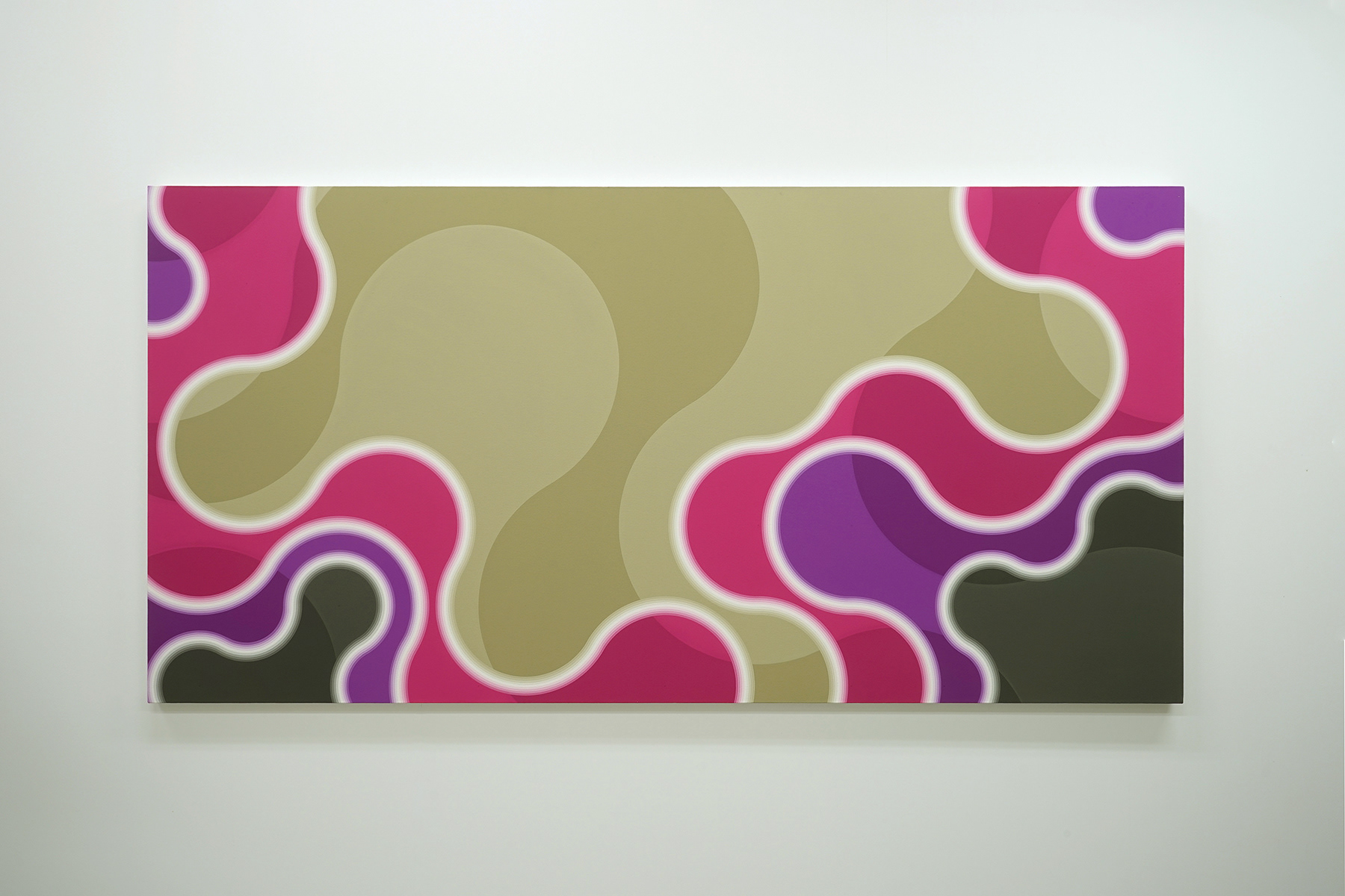 "1105" 2011 acrylic gouache on canvas 100 x 200cm