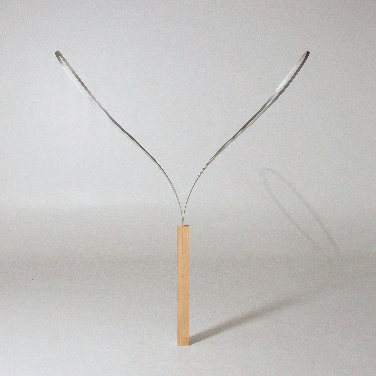 "twist 1506" 2015 W190 x D80 x H220cm wood,aluminium flat bar