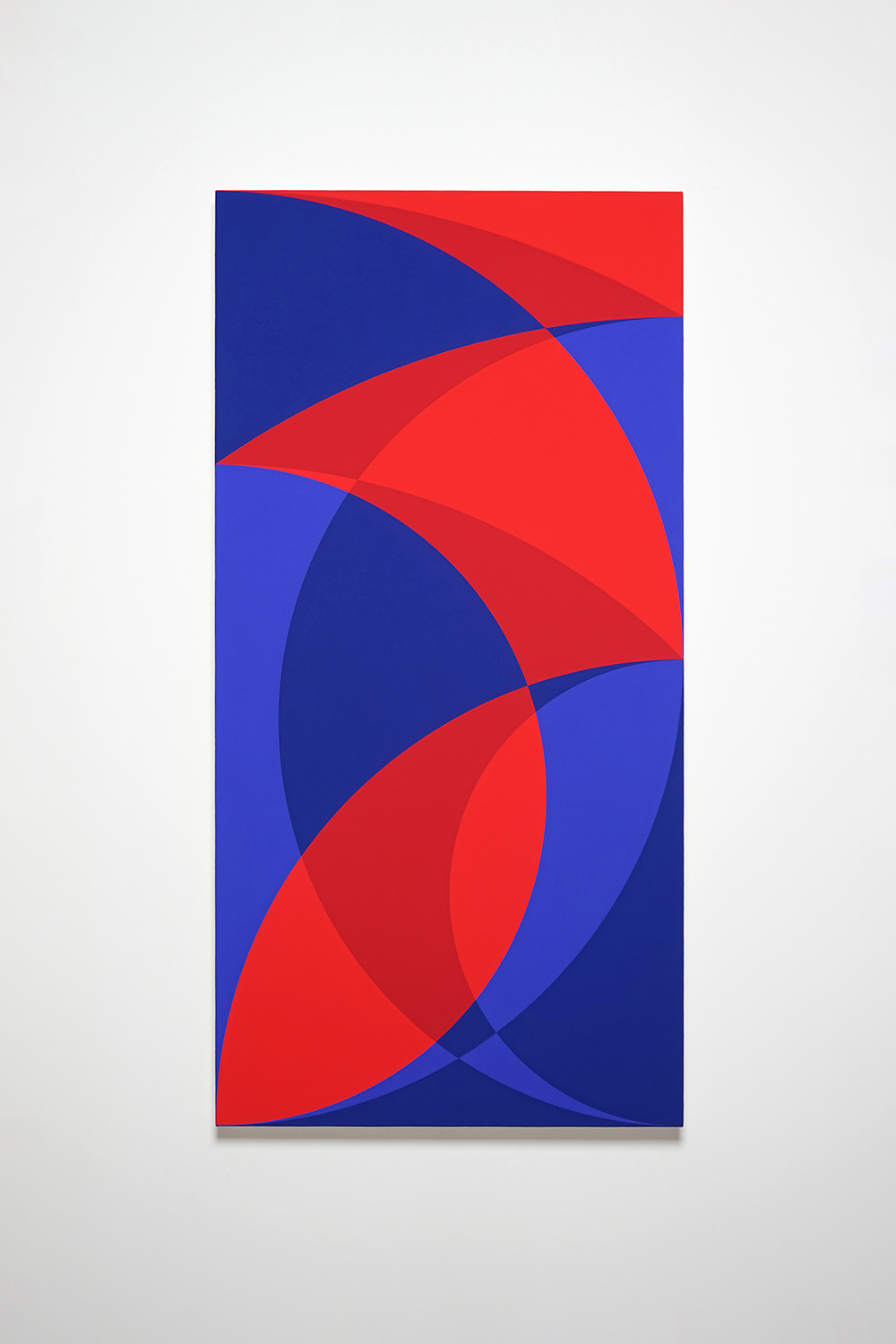 "1806-1" 2018 acrylic gouache on canvas 120 x 60 cm