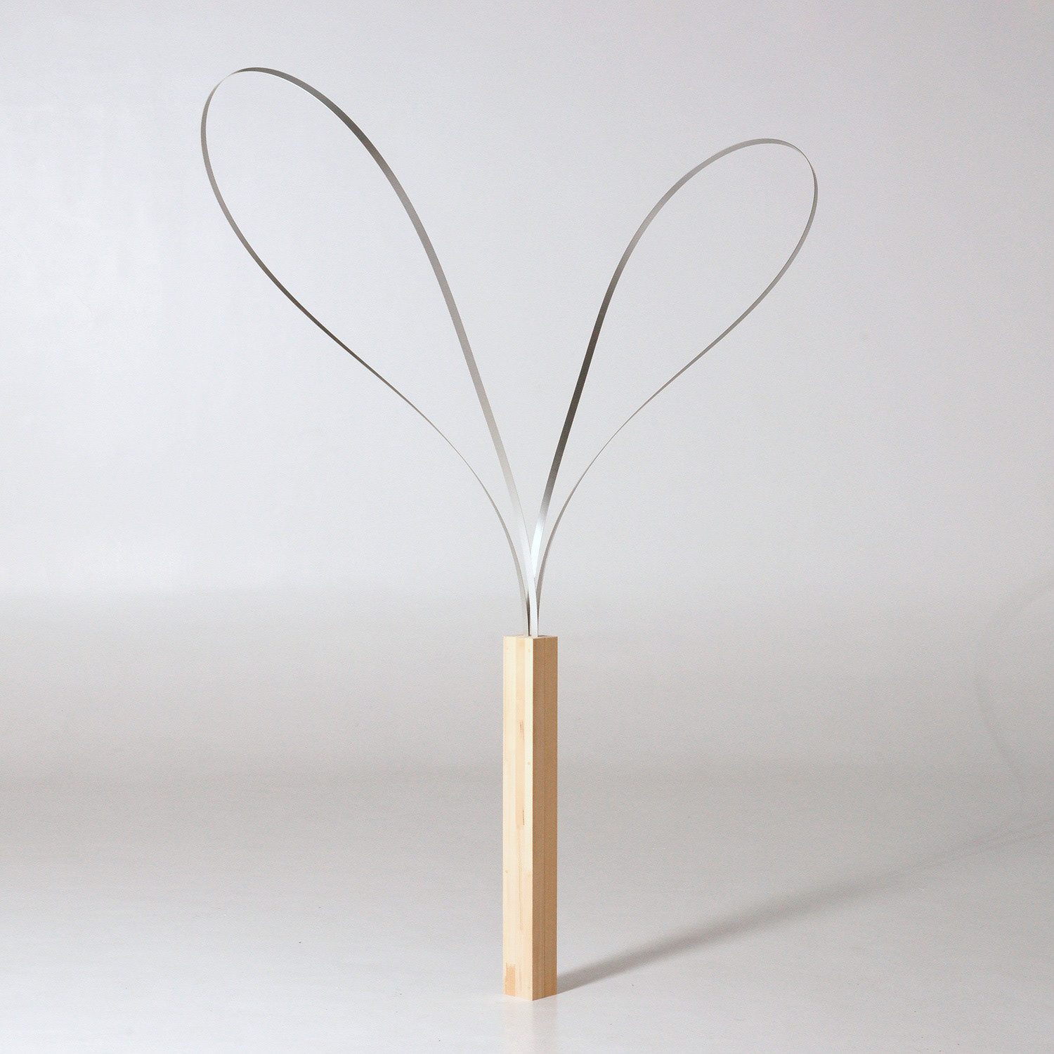 "twist 1506" 2015 W190 x D80 x H220cm wood,aluminium flat bar