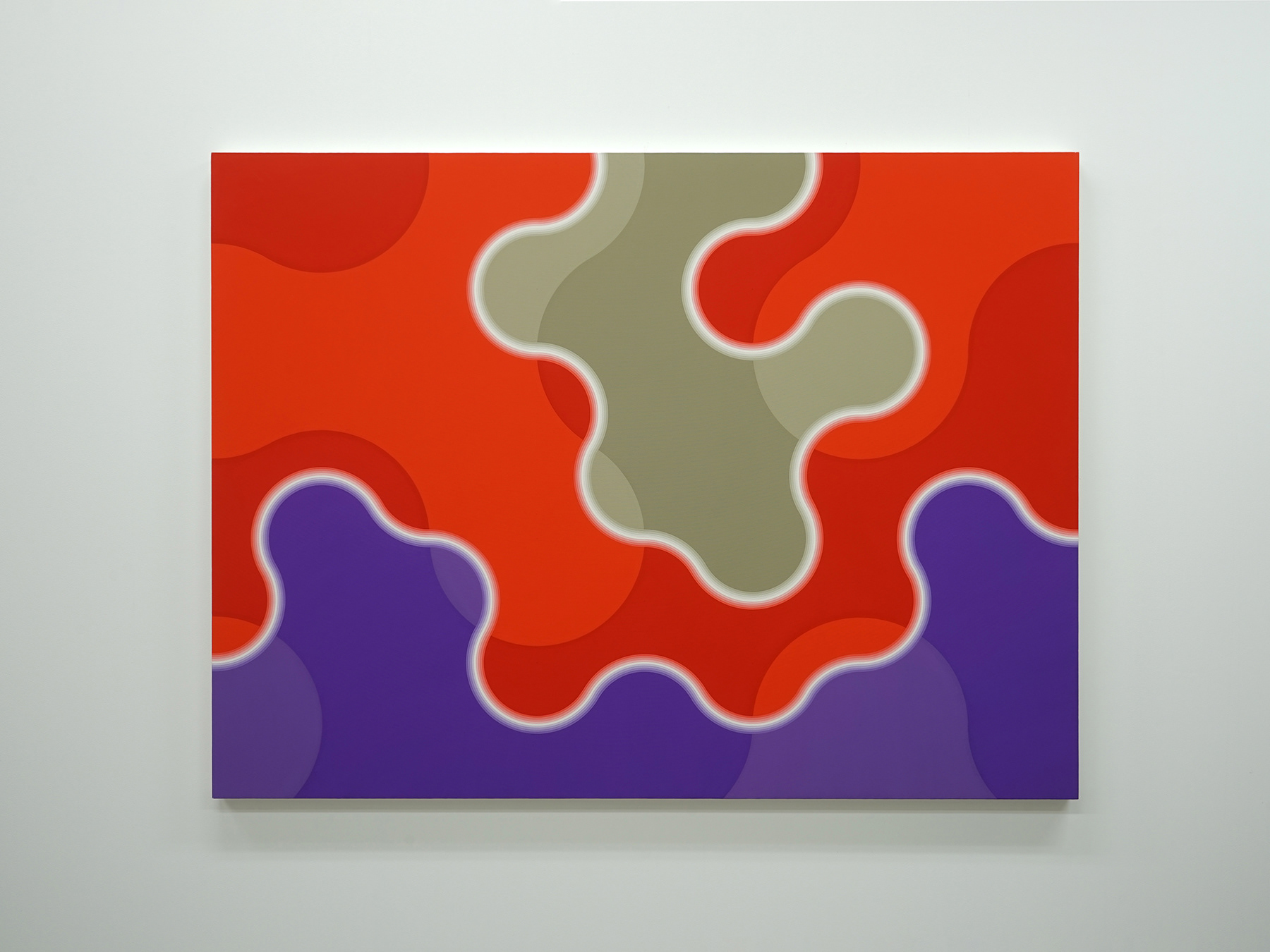 "1010-1" 2010 acrylic gouache on canvas 97 x 130cm
