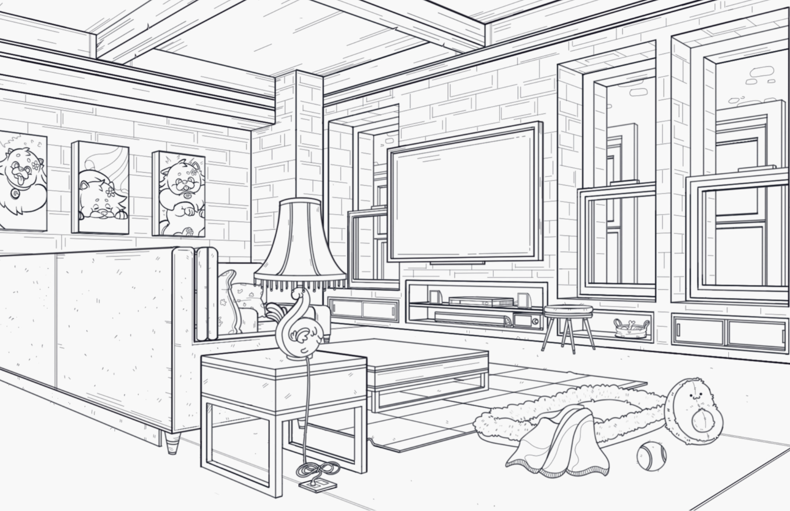 Gigi's Apartment- Back View (Original 2020)