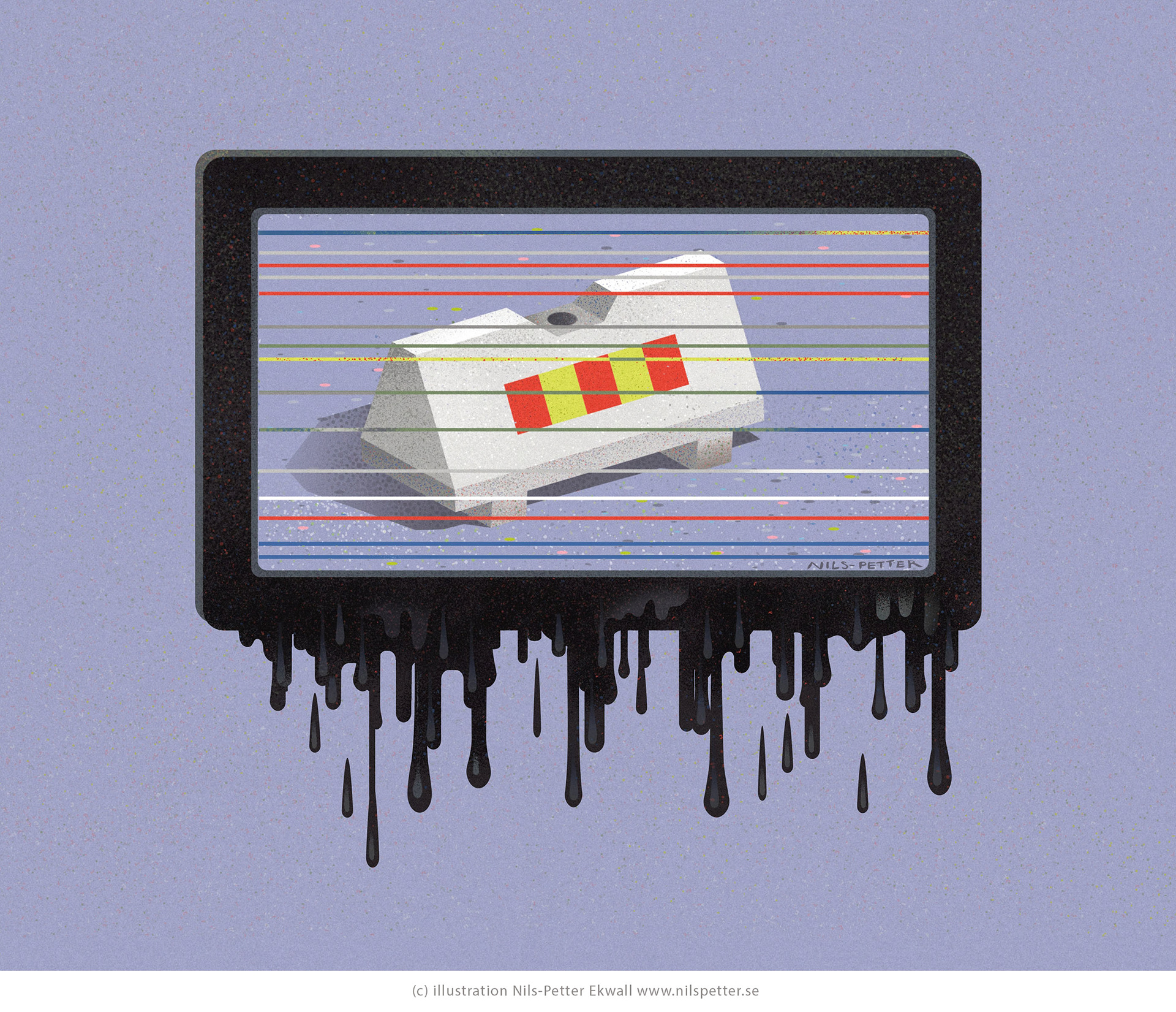 Editorial illustration services in Sweden by illustrator Nils-Petter Ekwall