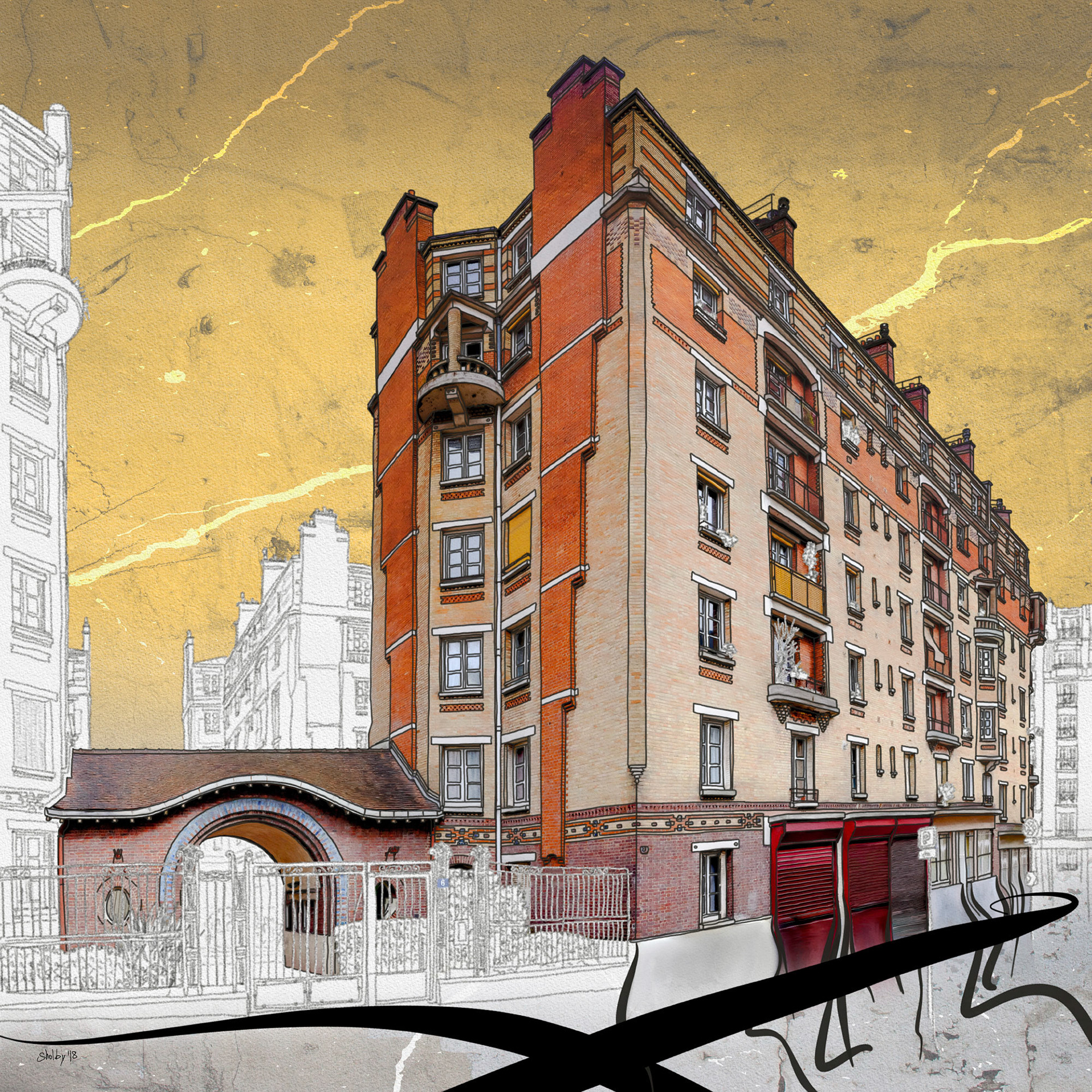 Rue Larrey /2 (70x70)