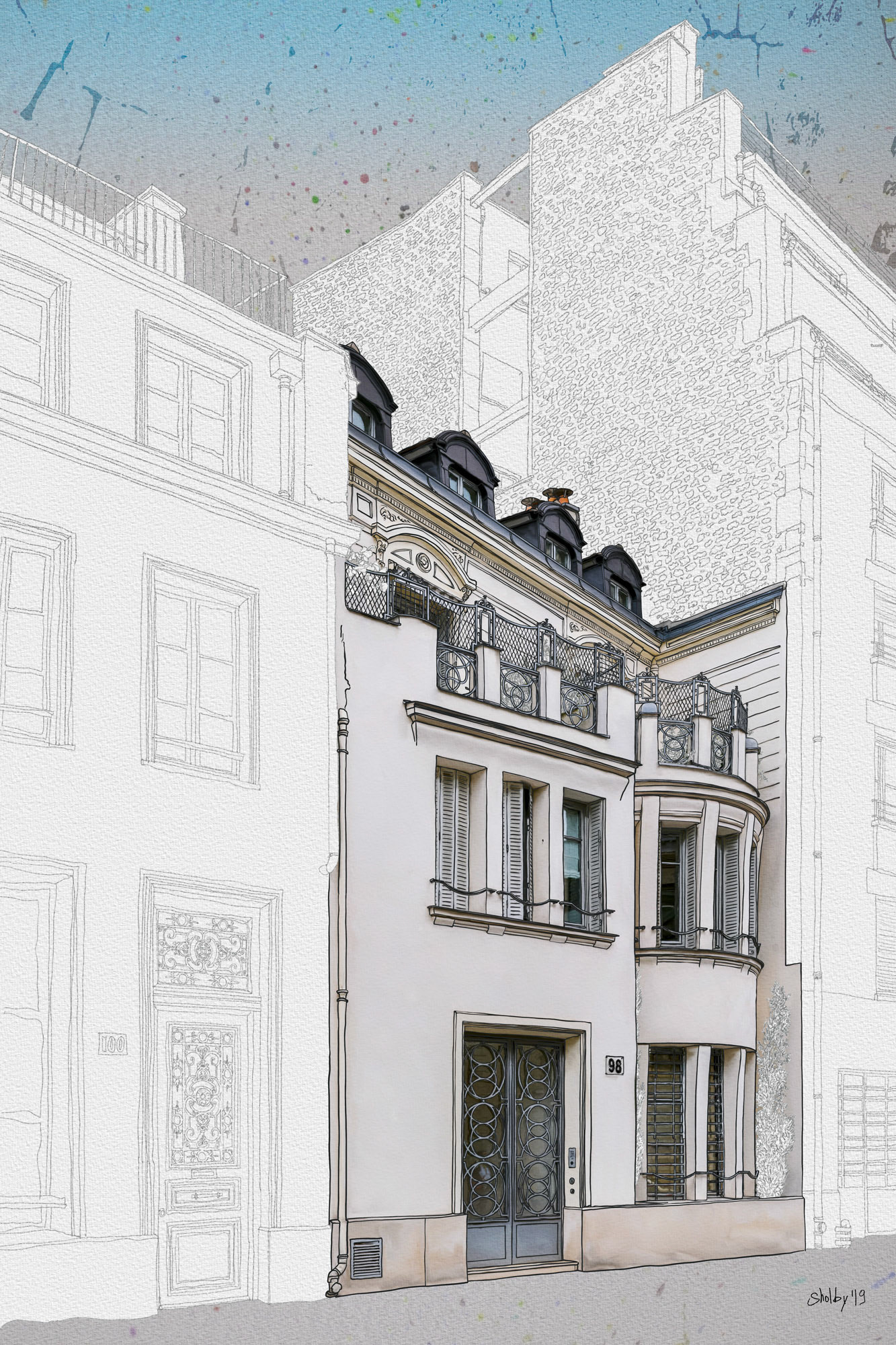 Rue de Varenne (60x40)