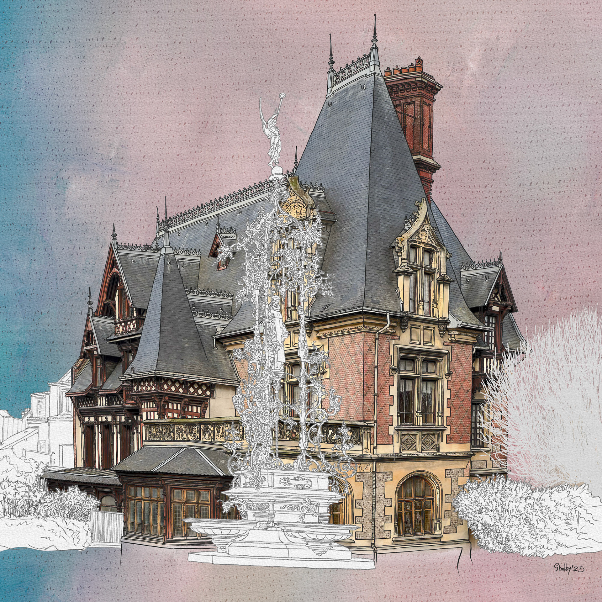 Fécamp - Rue du Jardinet (50x50)