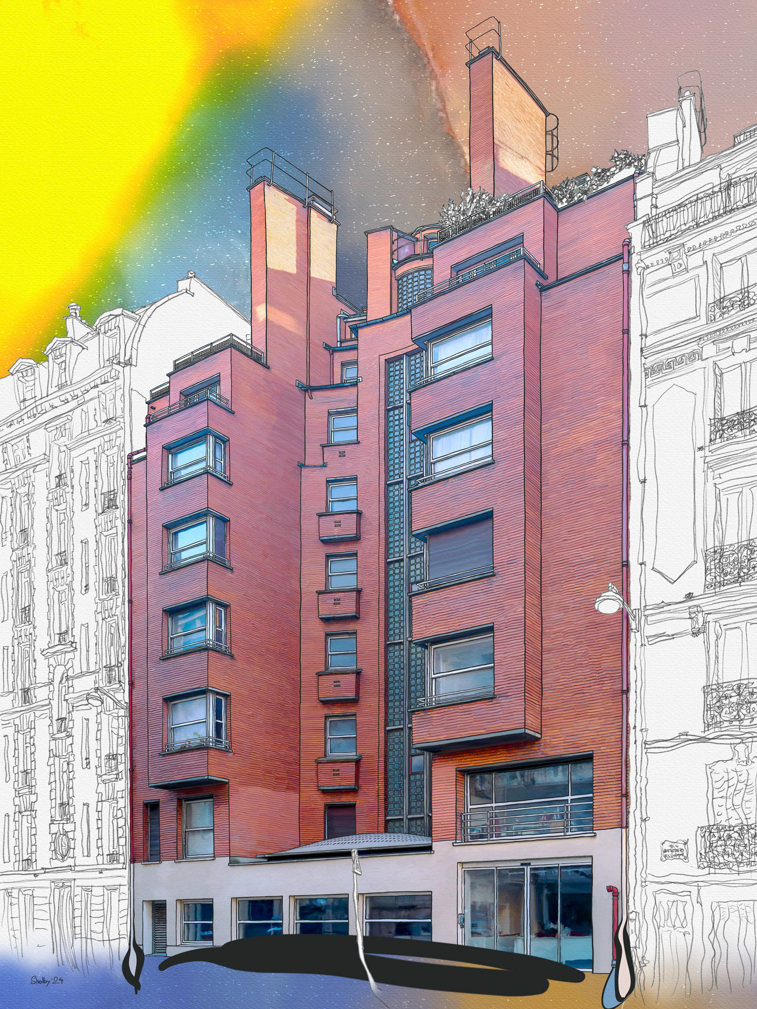 Rue Notre-Dame des Champs 2 (80x60)