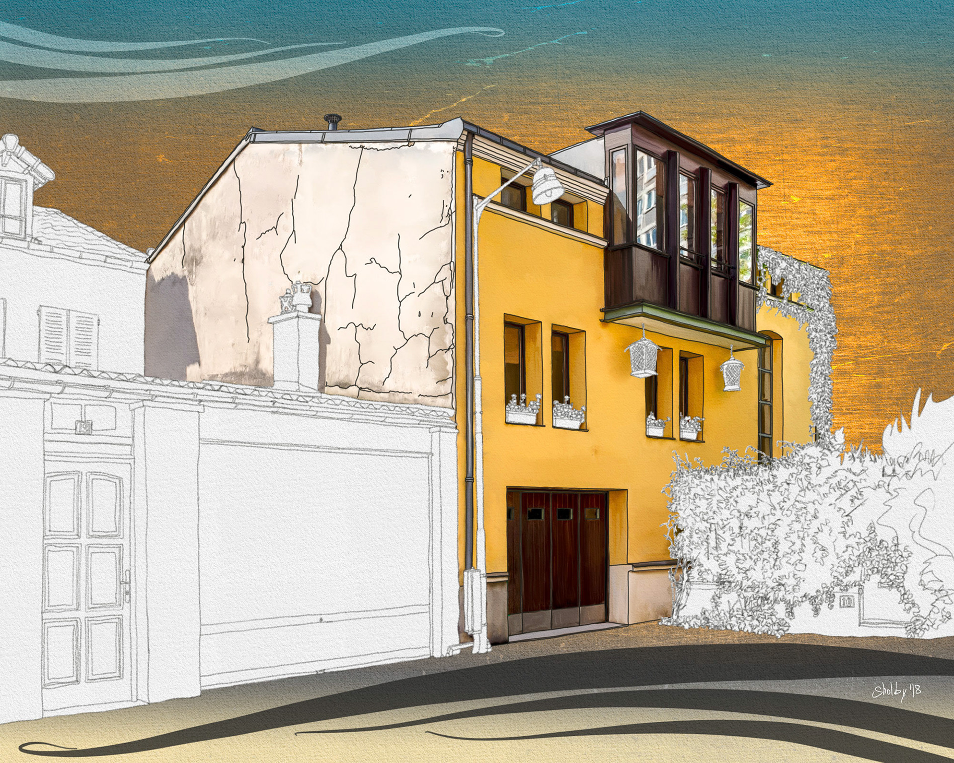 Rue Camulogène (40x50)