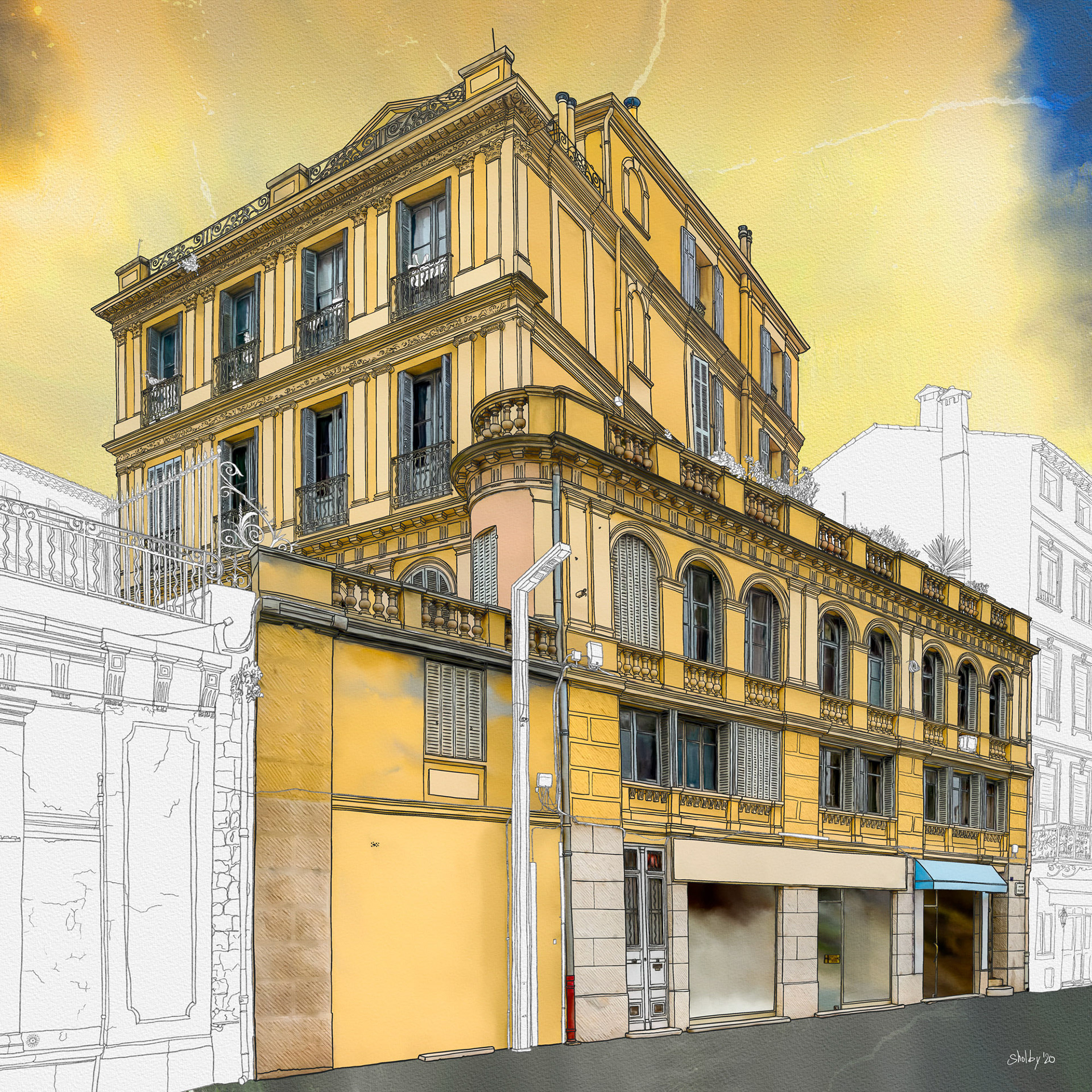 Avenue Thiers (60x60)