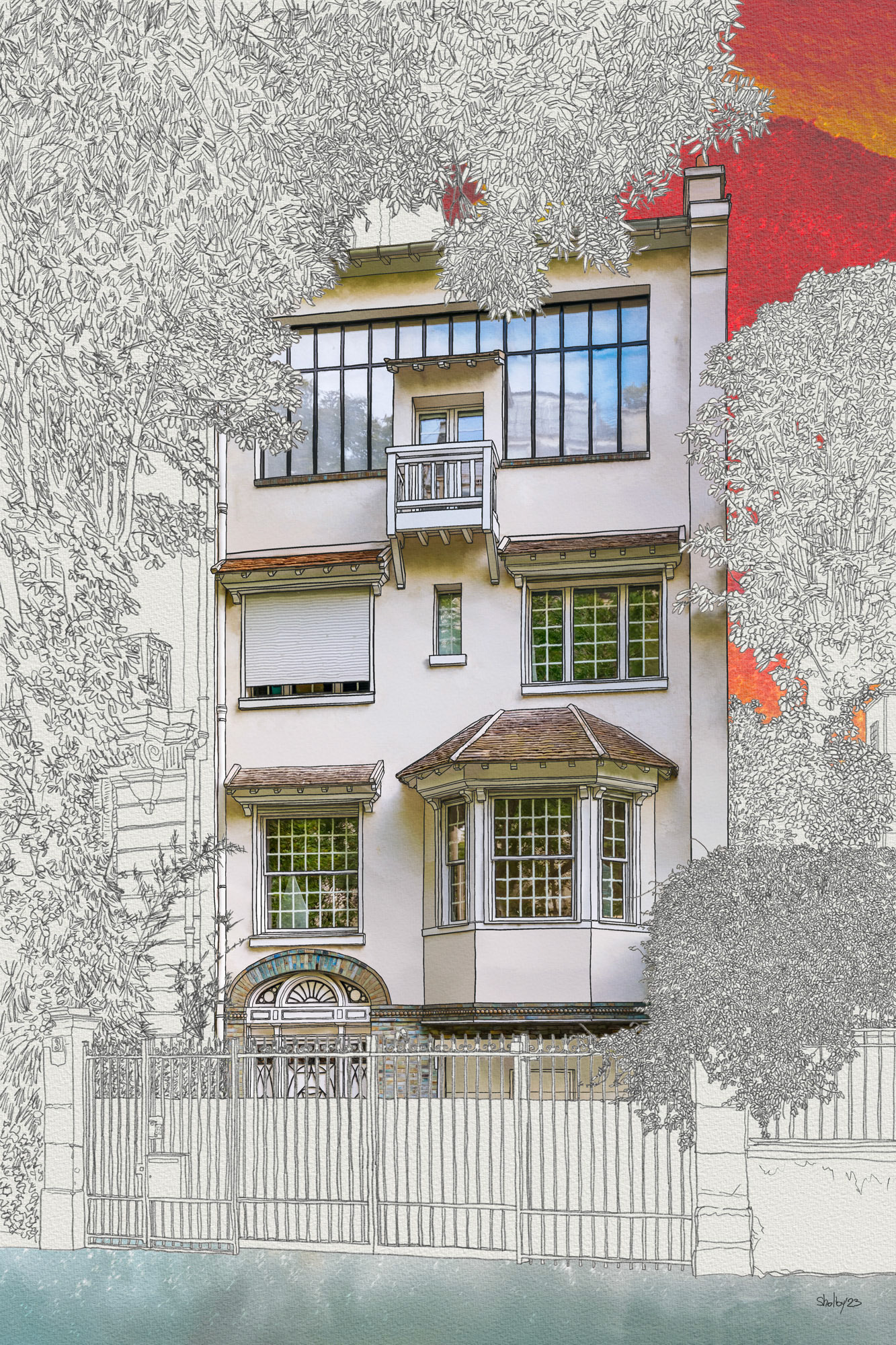 Boulevard de Montmorency 2 (60x40)