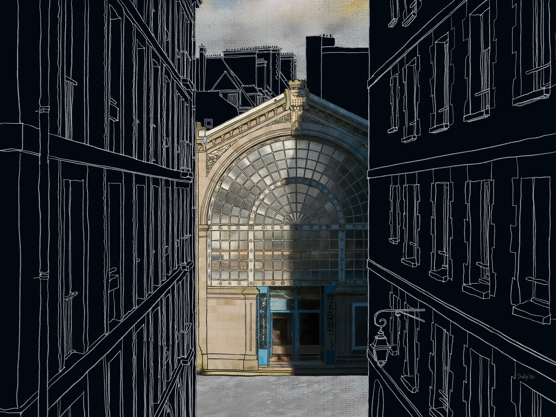 Saint-Malo - Rue des Cordiers (60x80)