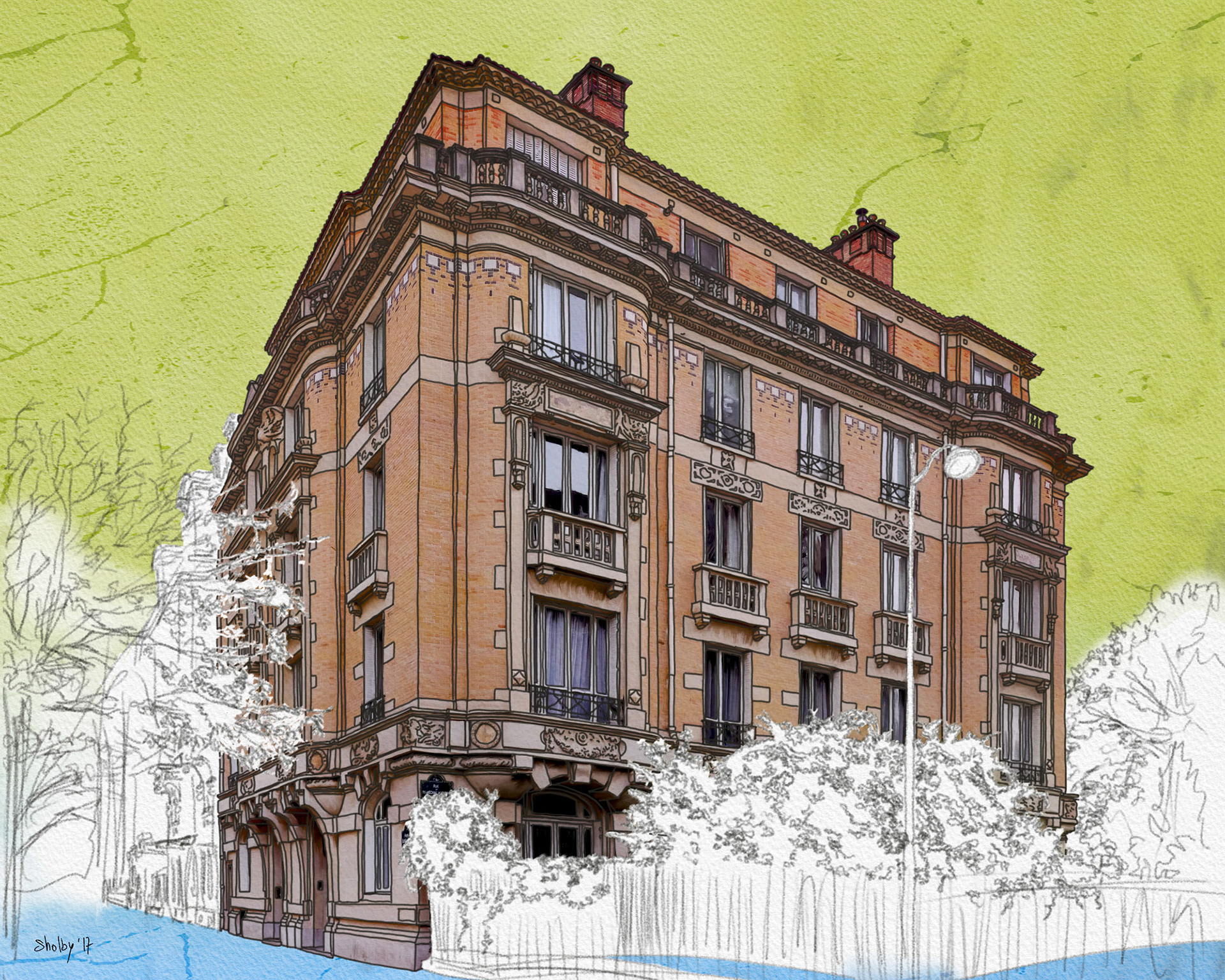 Avenue Élisée Reclus (40x50)