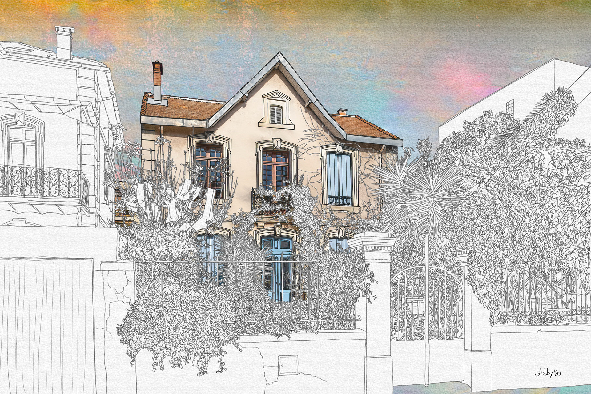 Rue Marcel de Serres (40x60)