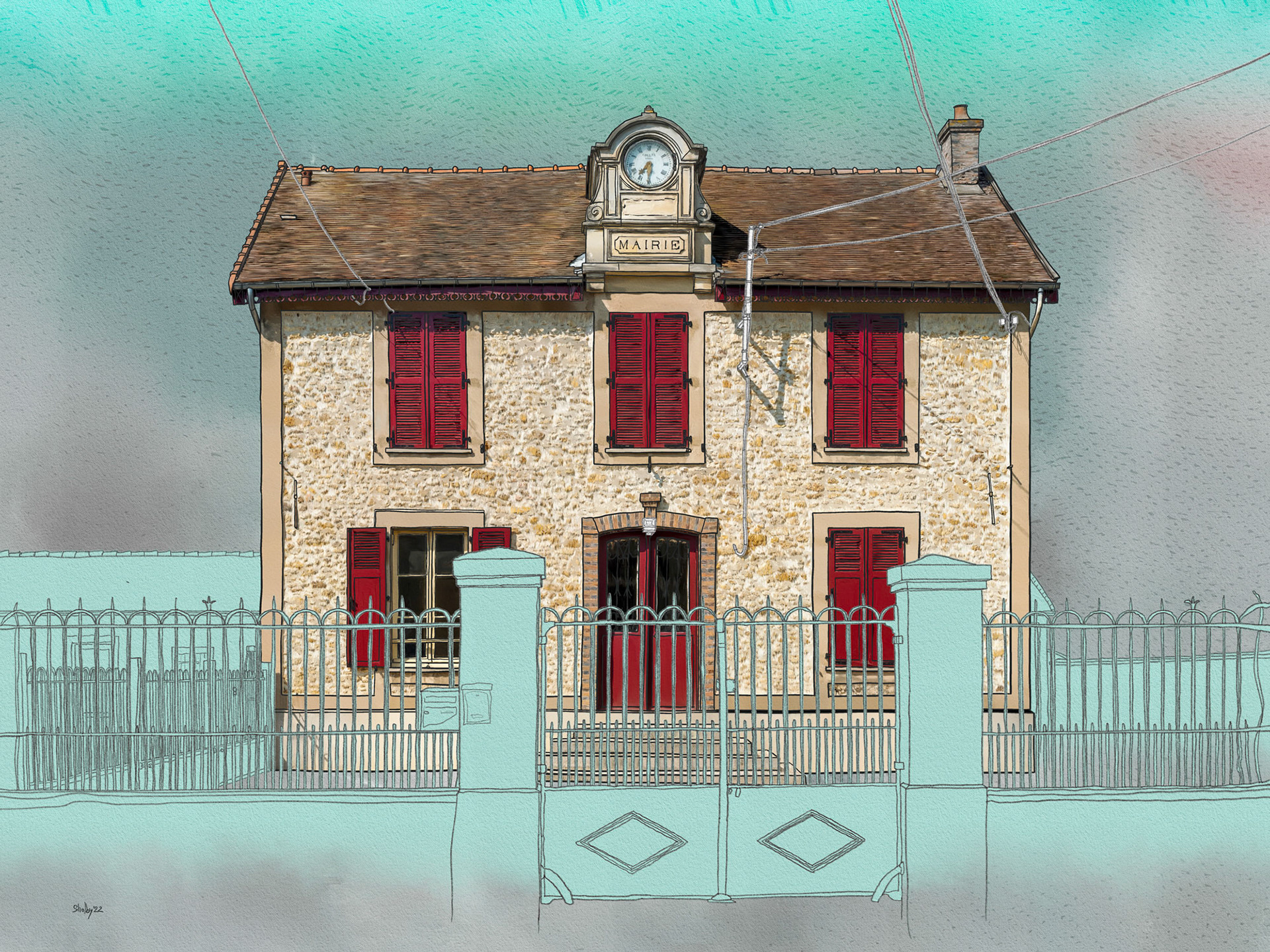 Aubepierre - Ozouer-le-repos (60x80)