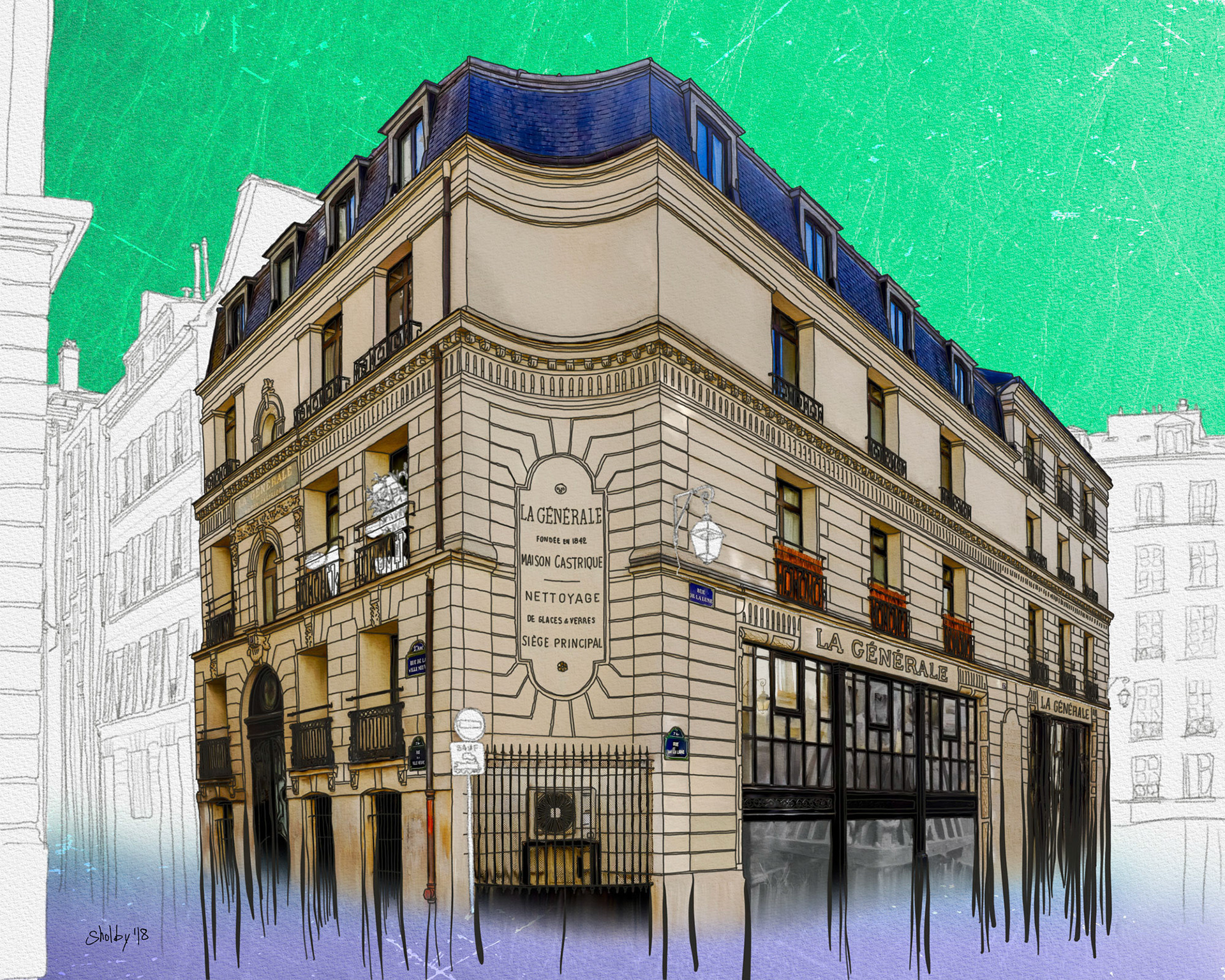 Rue de la Ville Neuve (40x50)