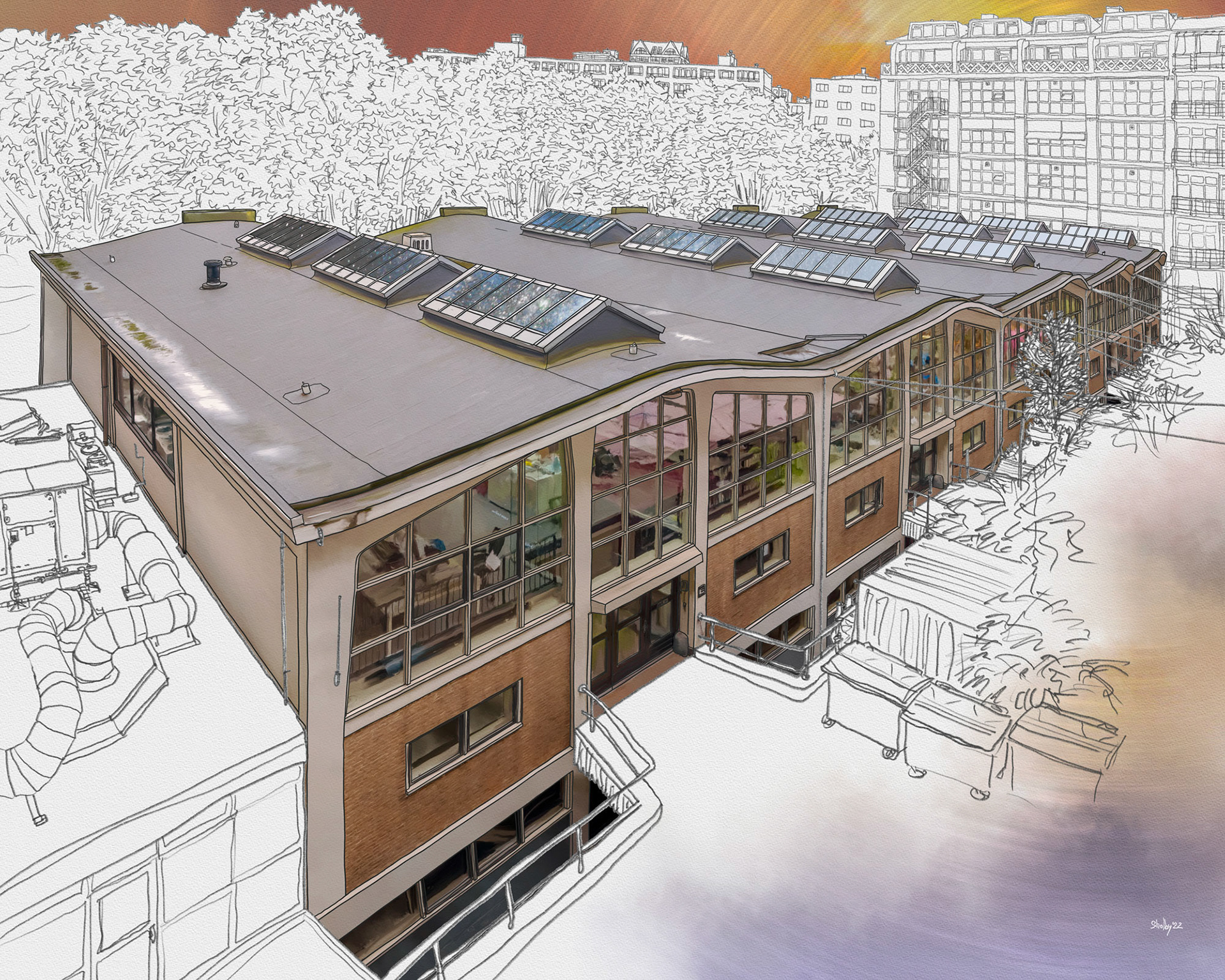 Rotterdam - Goudesingel 2 (80x100)