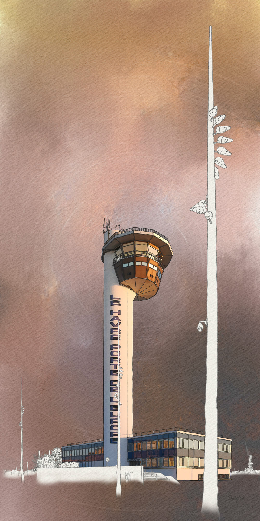 Le Havre - Capitainerie (80x40)
