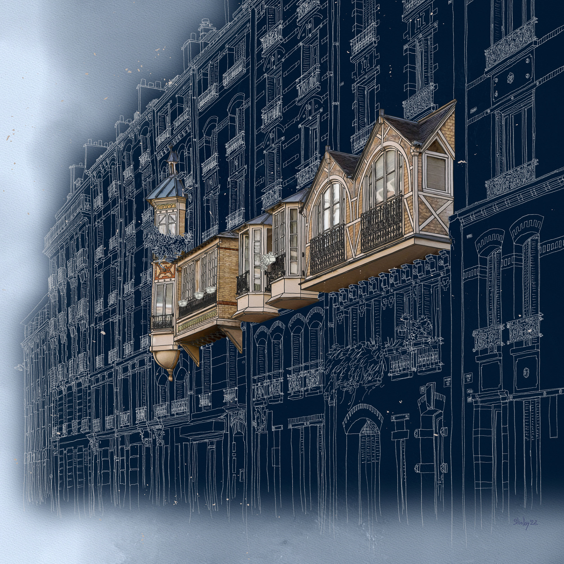 Rue Louis Morard (60x60)