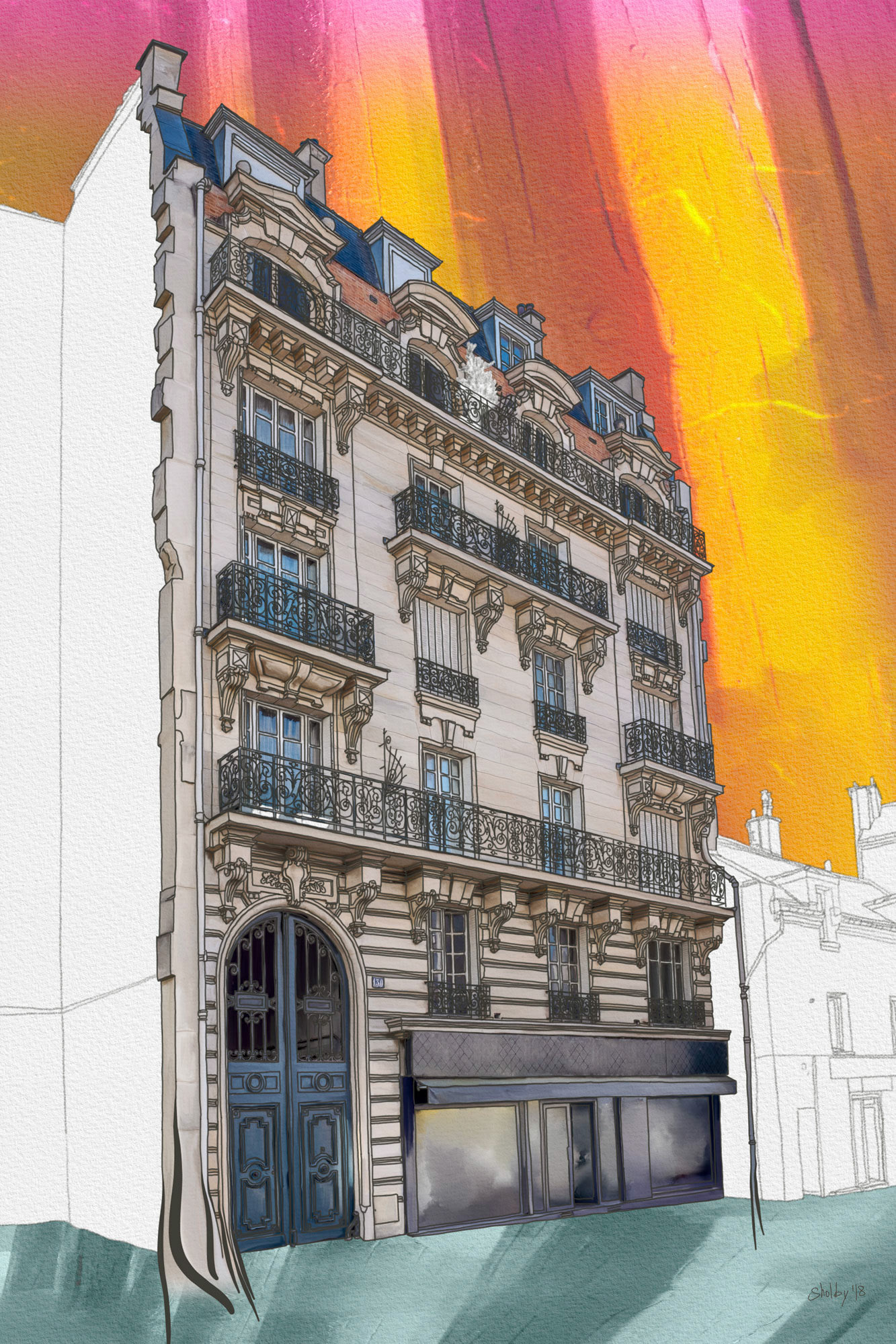 Rue de Charonne (60x40)