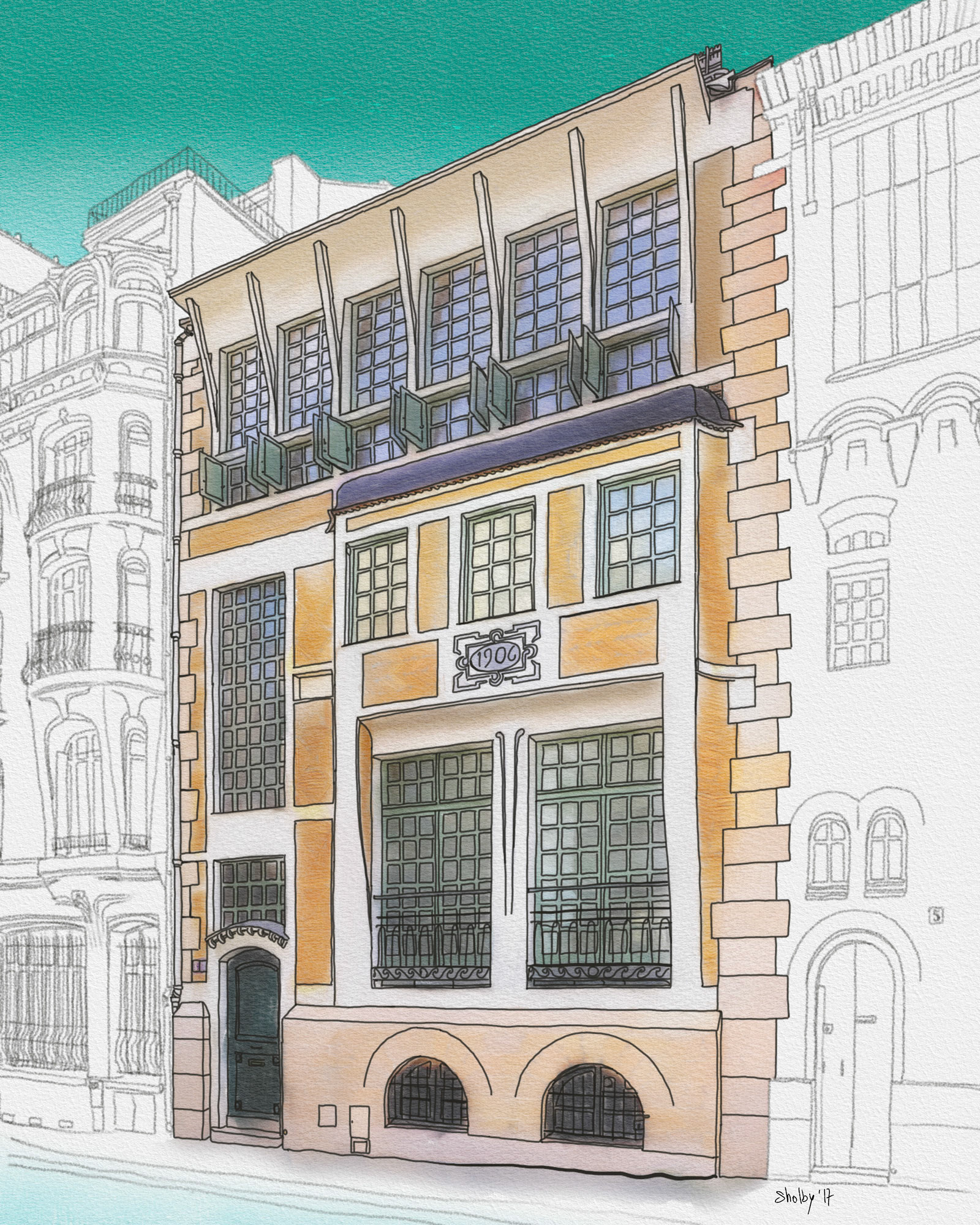 Rue Cassini /1 (50x40)