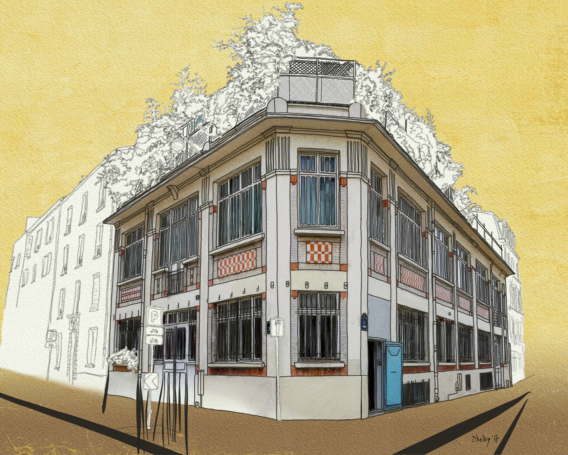 Rue des Artistes /1 (40x50)