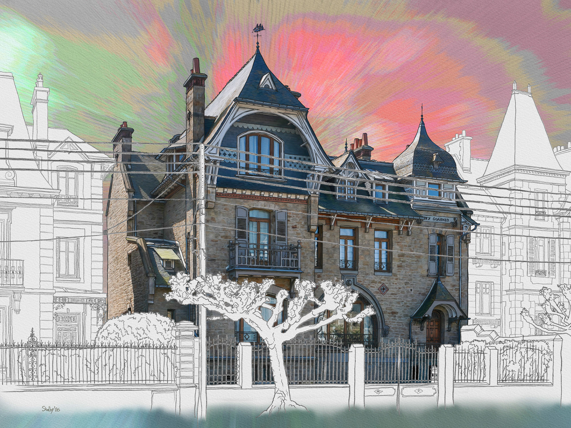 Saint-Malo - Avenue Pasteur 1 (60x80)