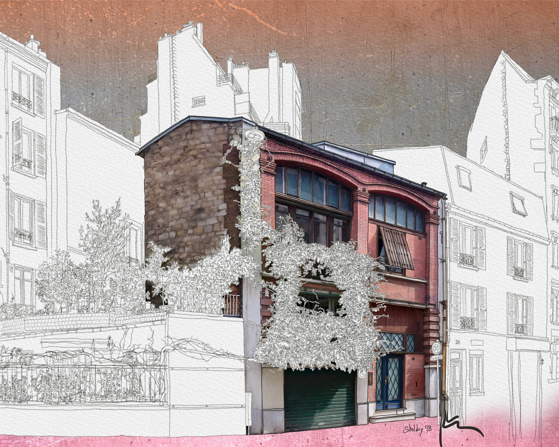 Rue Galvani /1 (40x50)