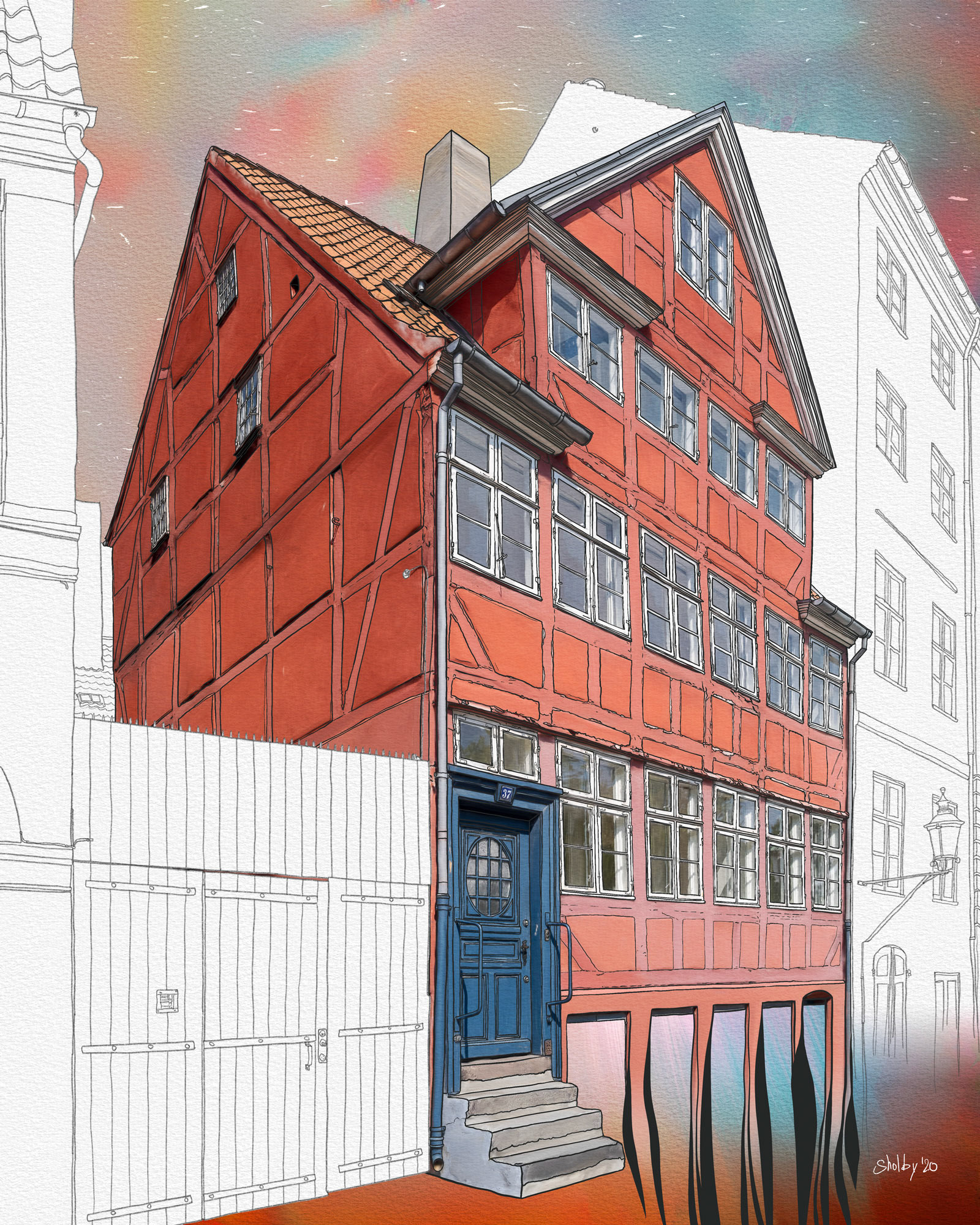 Copenhagen 5 (50x40)