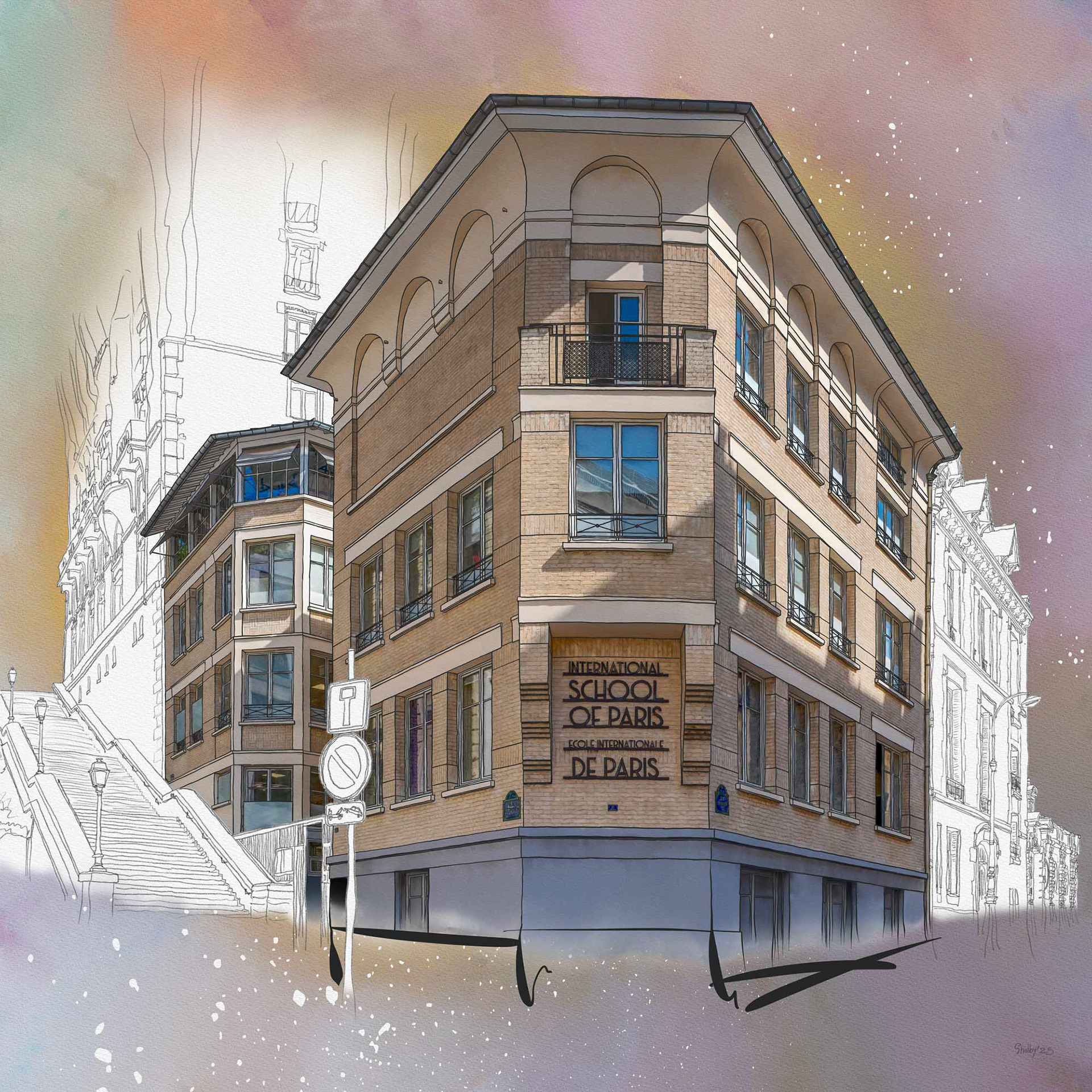 Rue Beethoven 2 (70x70)