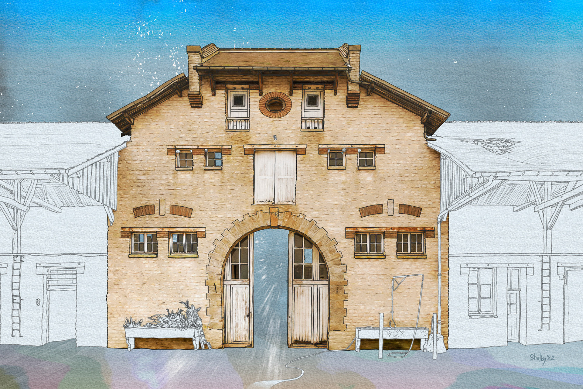 Rampillon - Cernuise farm 1 (40x60)