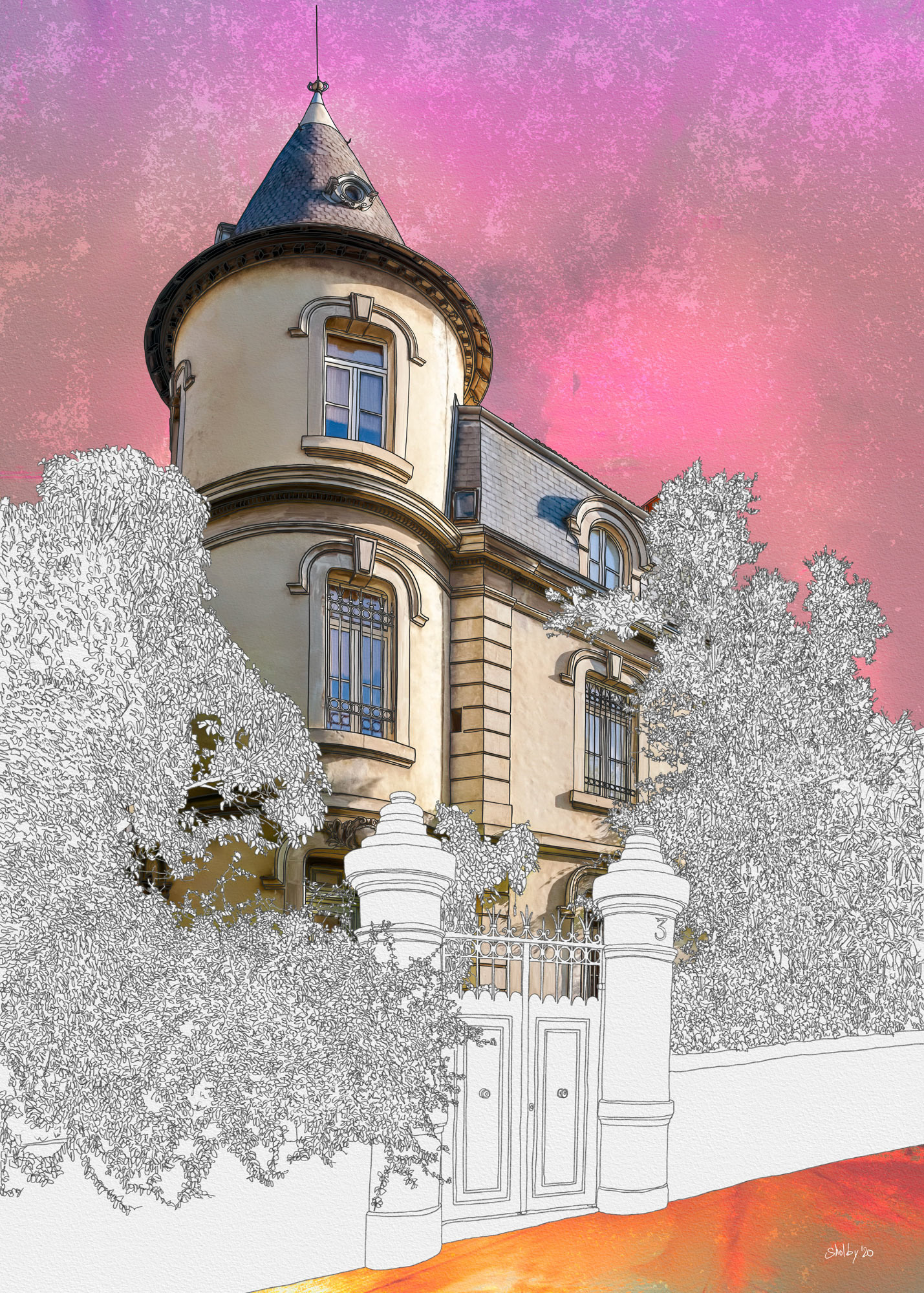 Rue du Dr Louis Perrier /1 (70x50)