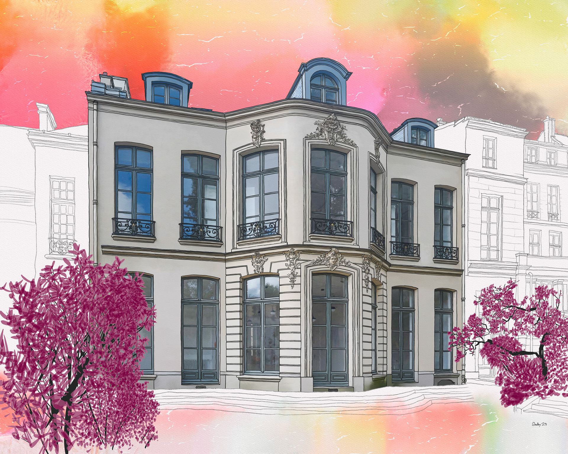 Rue des Francs-Bourgeois 1 (80x100)