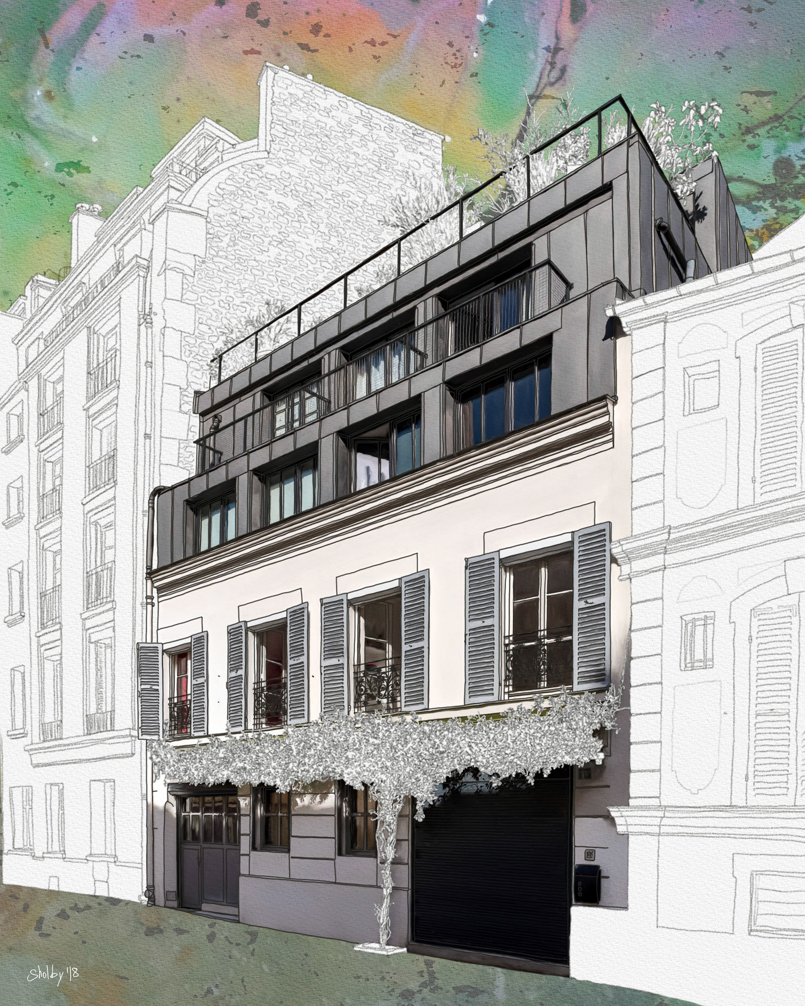 Passage Dombasle (50x40)